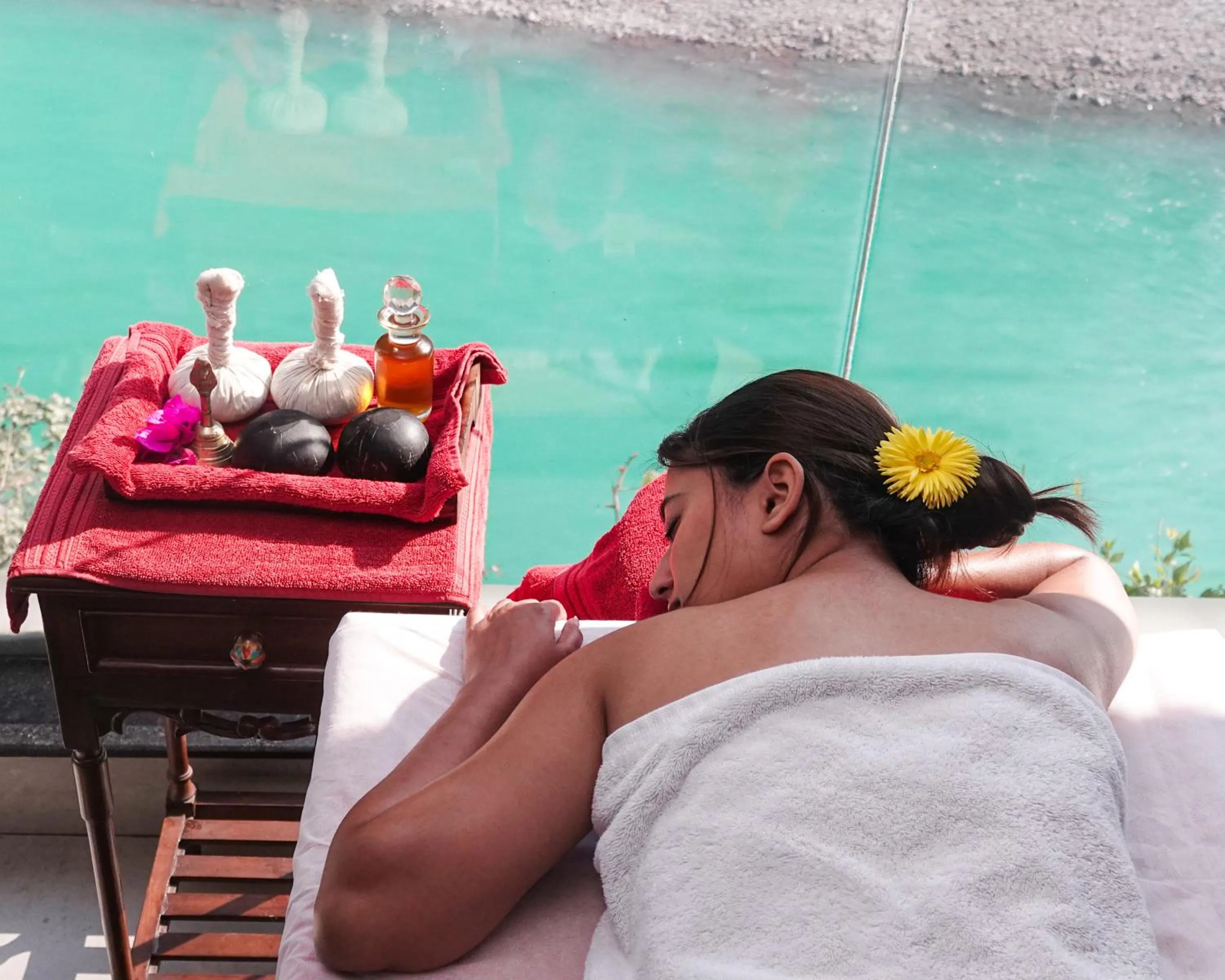 Spa and wellness centre/facilities in Raga on the Ganges, Rishikesh