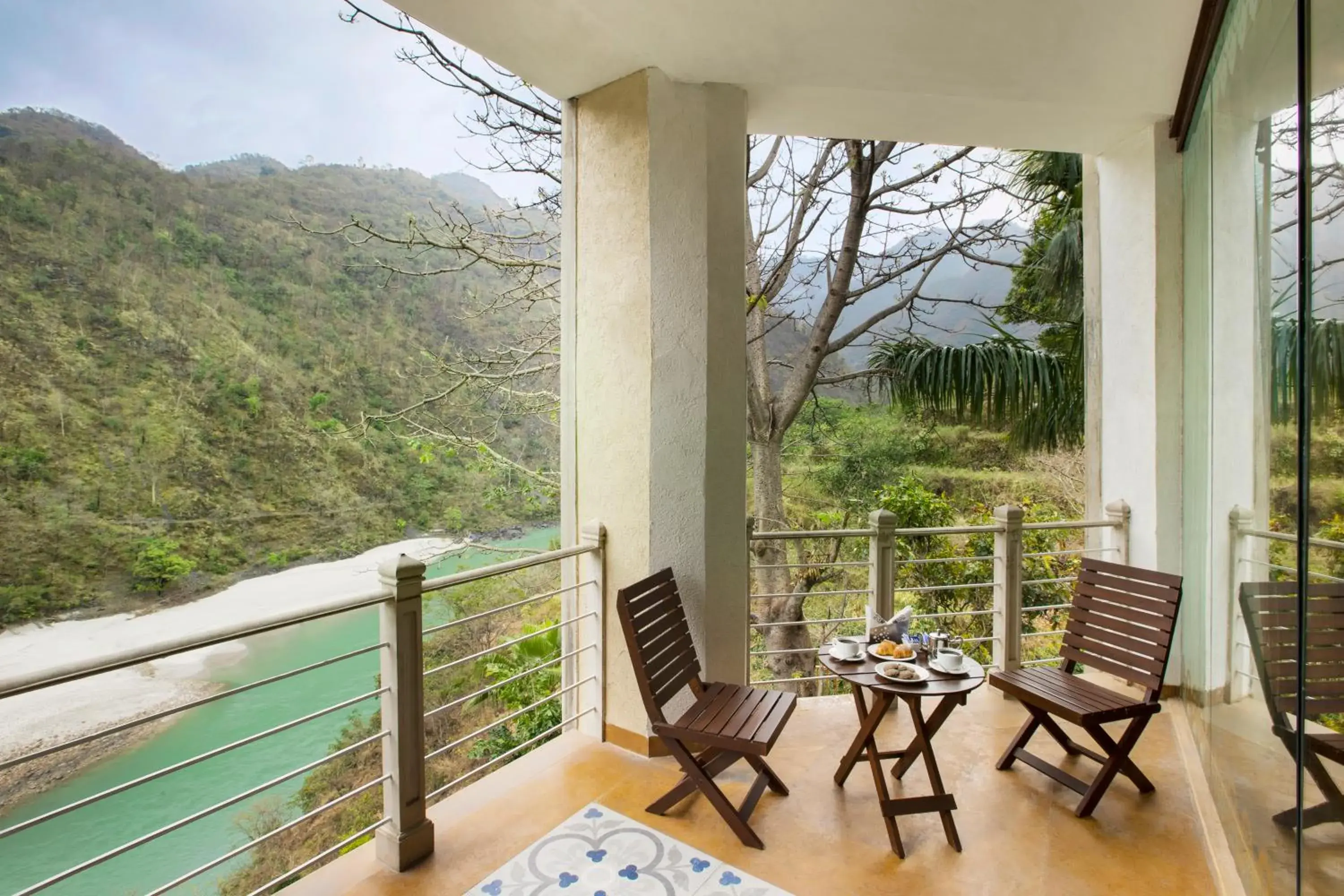 Ganga Vista Suite with complimentary Hi Tea, Ganga Arti and Morning Trek in Raga on the Ganges, Rishikesh Ganga Vista Suite with complimentary Hi Tea, Ganga Arti and Morning Trek in Raga on the Ganges, Rishikesh
