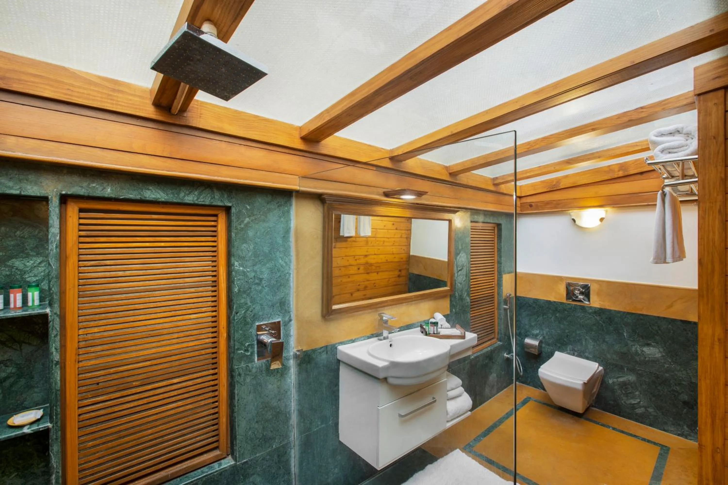 Shower in Raga on the Ganges, Rishikesh