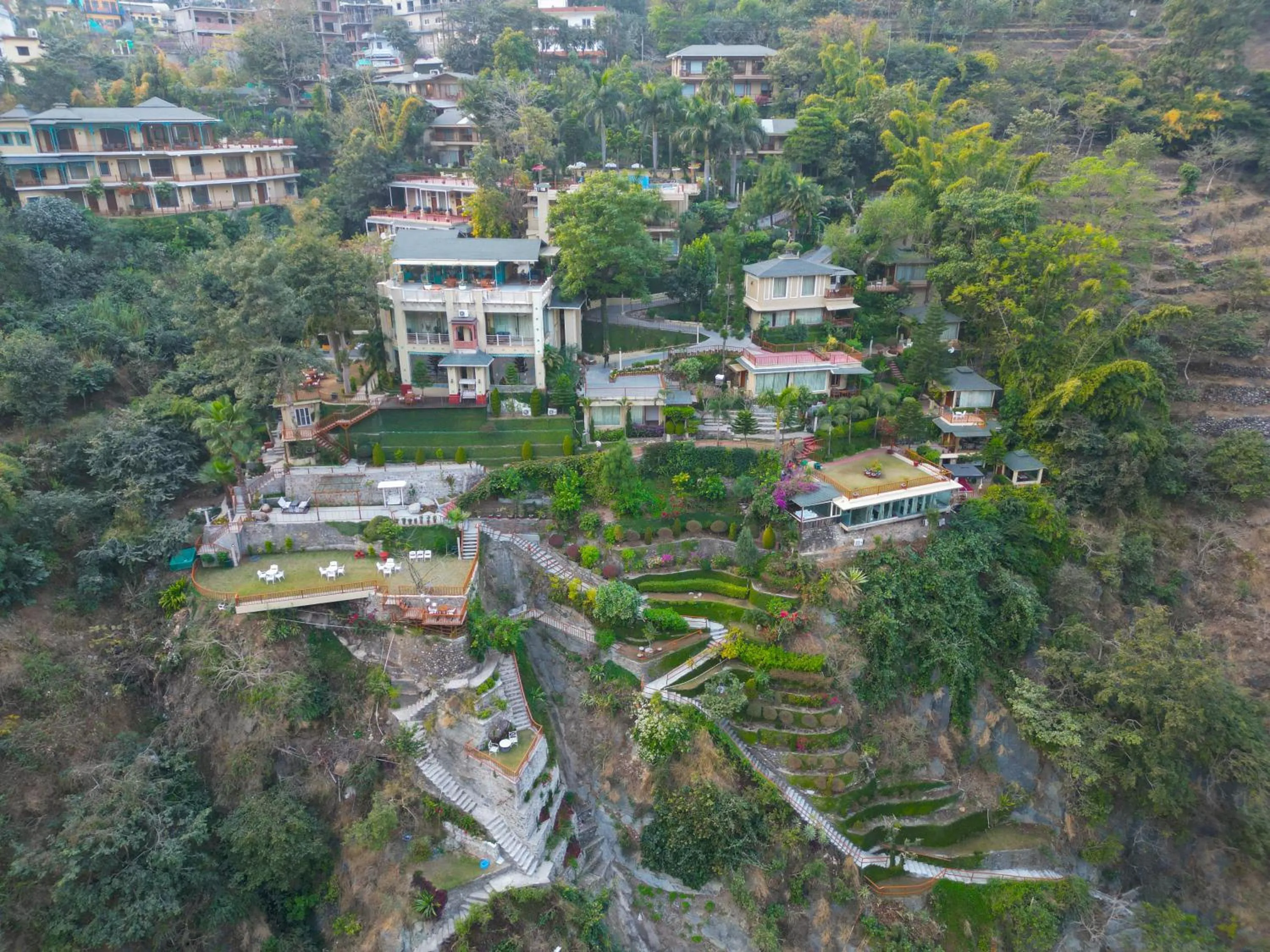 River view in Raga on the Ganges, Rishikesh
