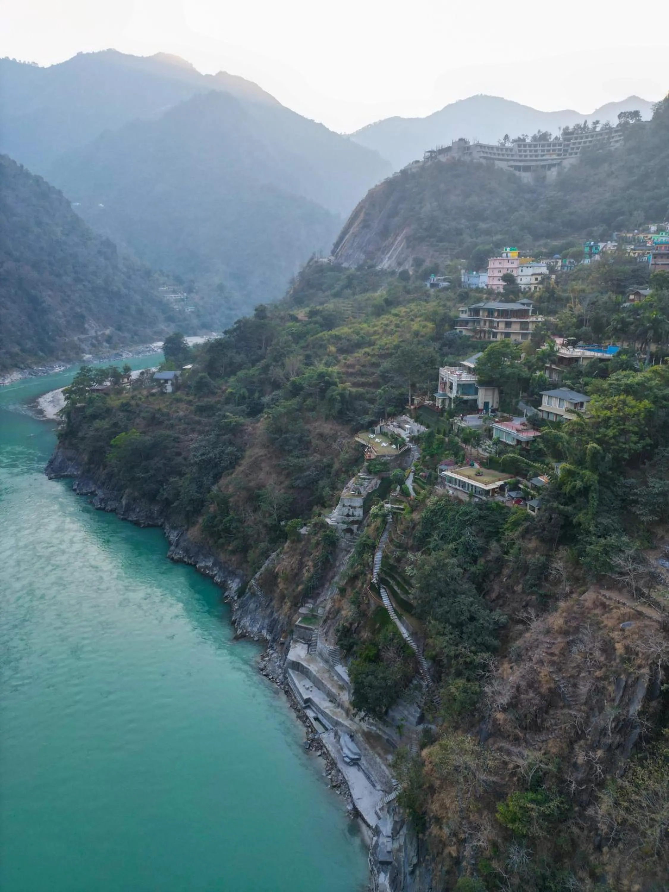 River view in Raga on the Ganges, Rishikesh