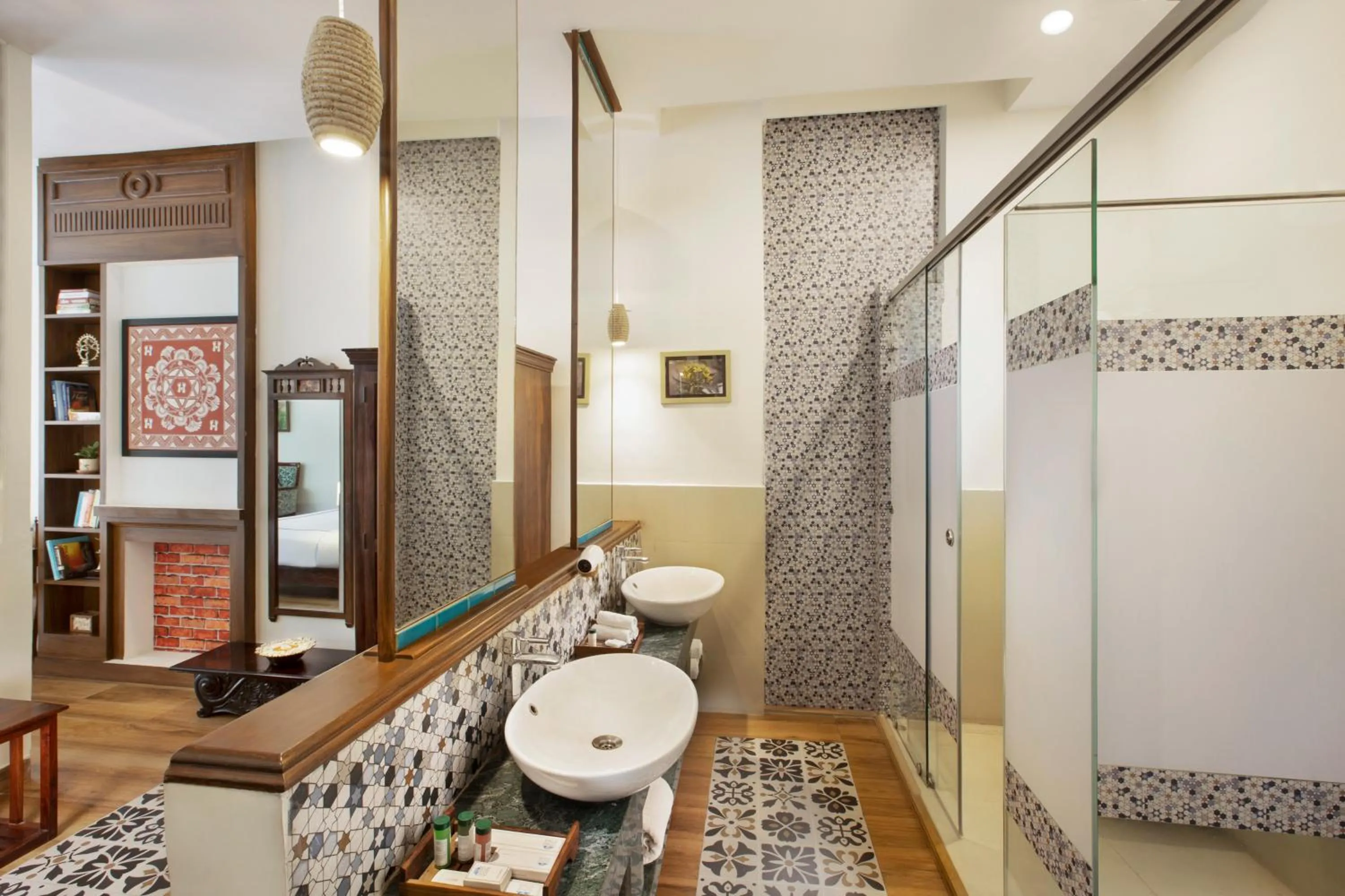 Shower in Raga on the Ganges, Rishikesh