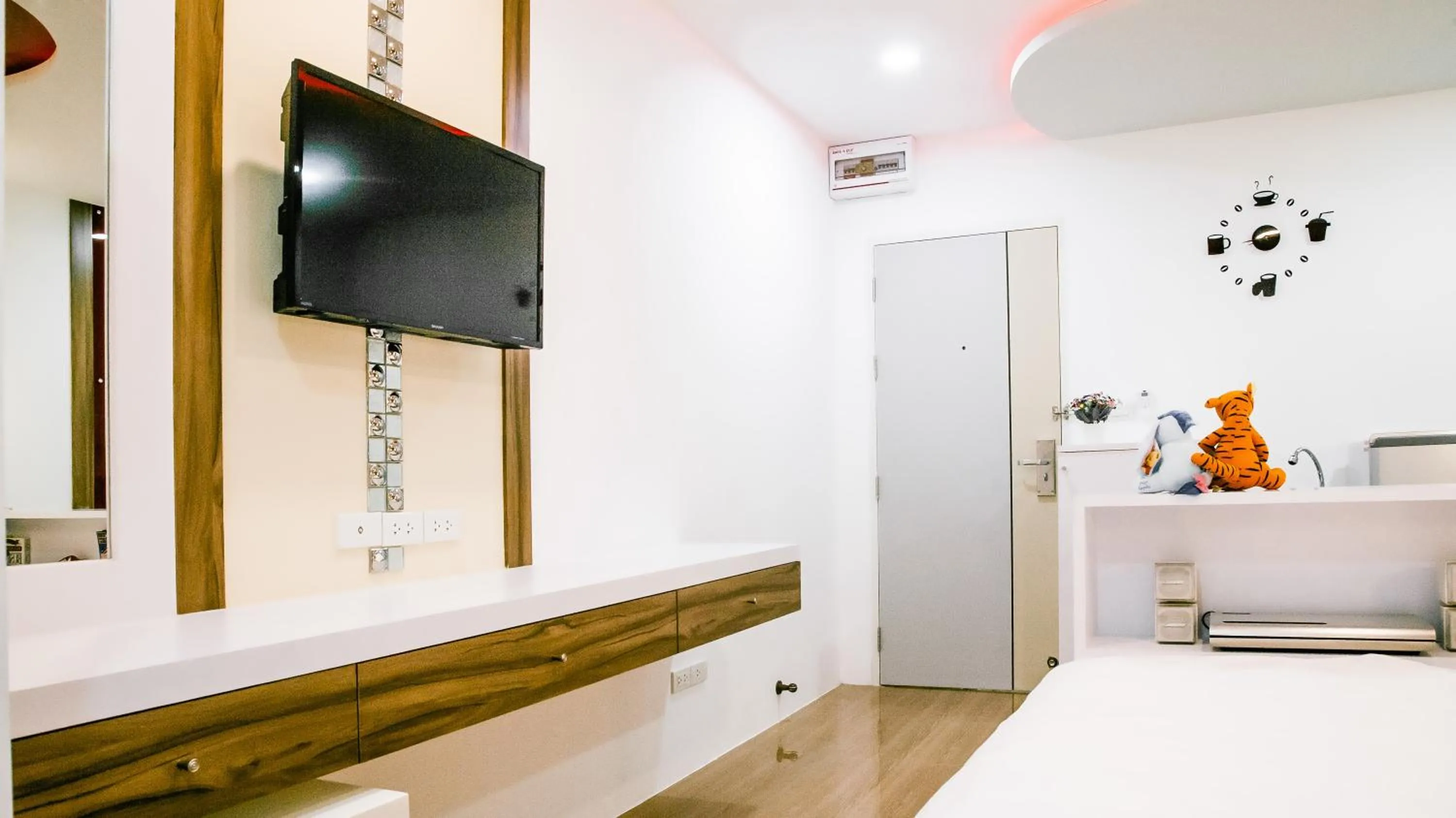 Decorative detail, Bed in Sunset Residence Pinklao