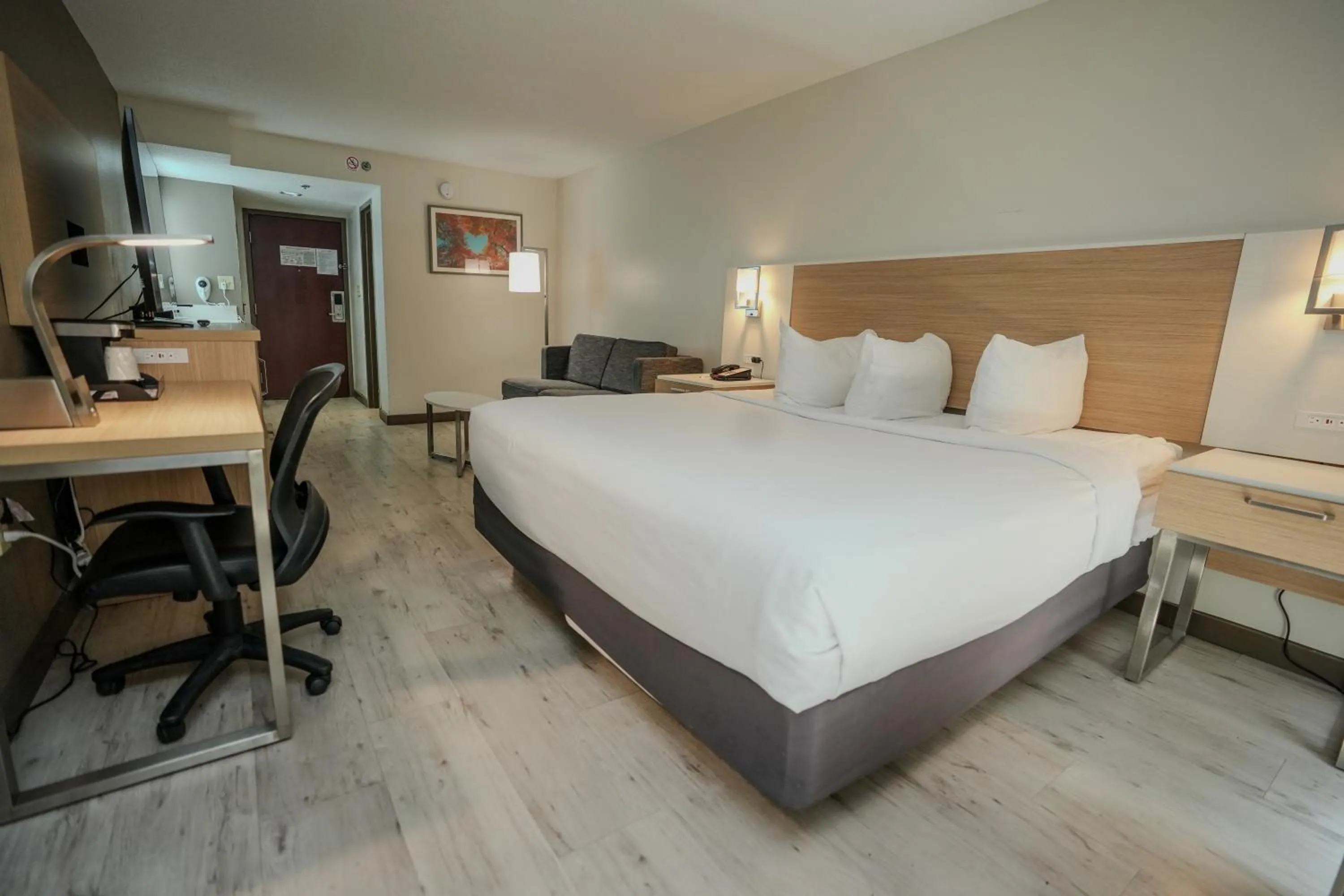 Bed in Wyndham Garden Duluth