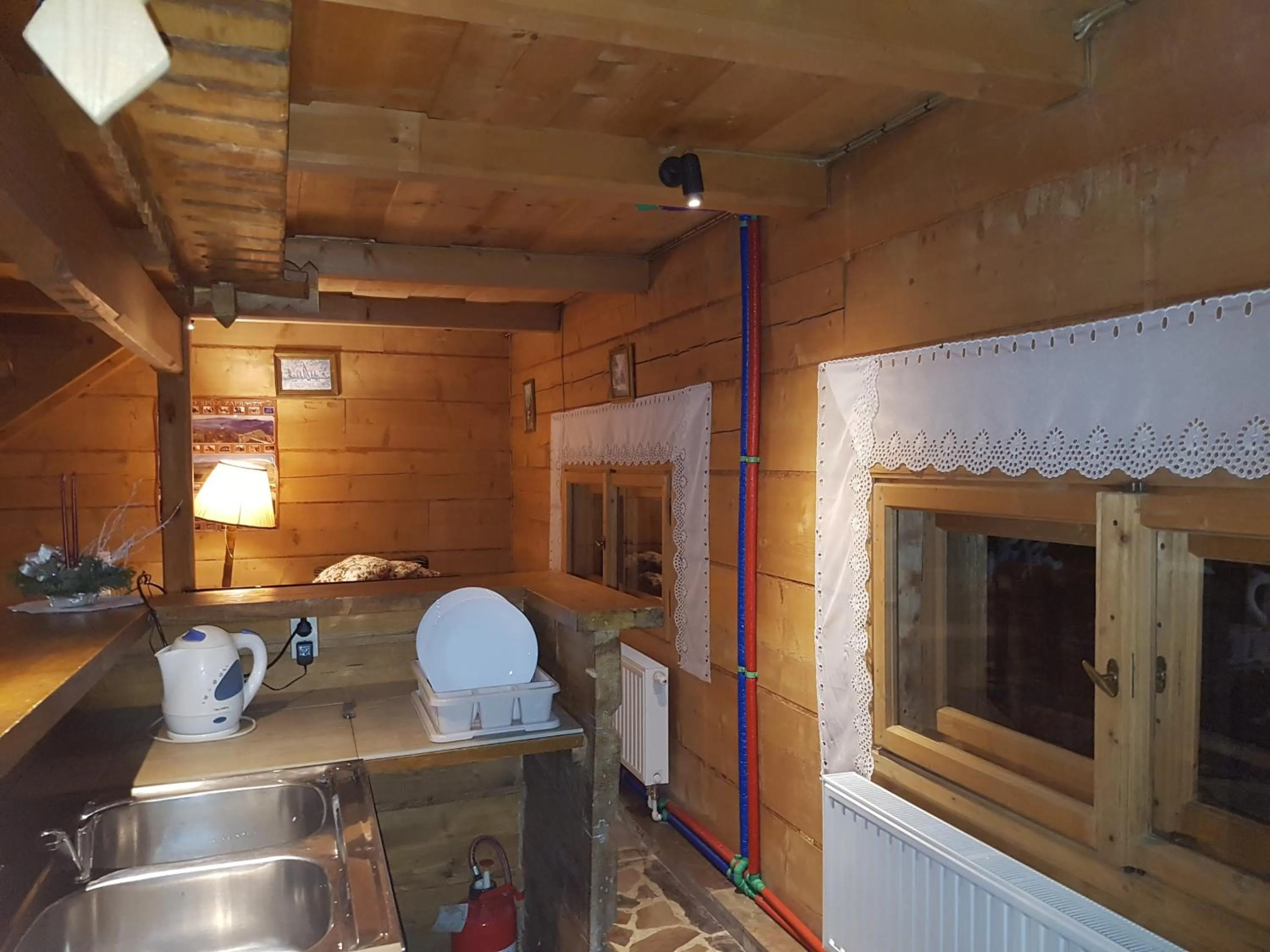 Kitchen or kitchenette in Domek Drewniany Tetmajera Centrum Zakopane