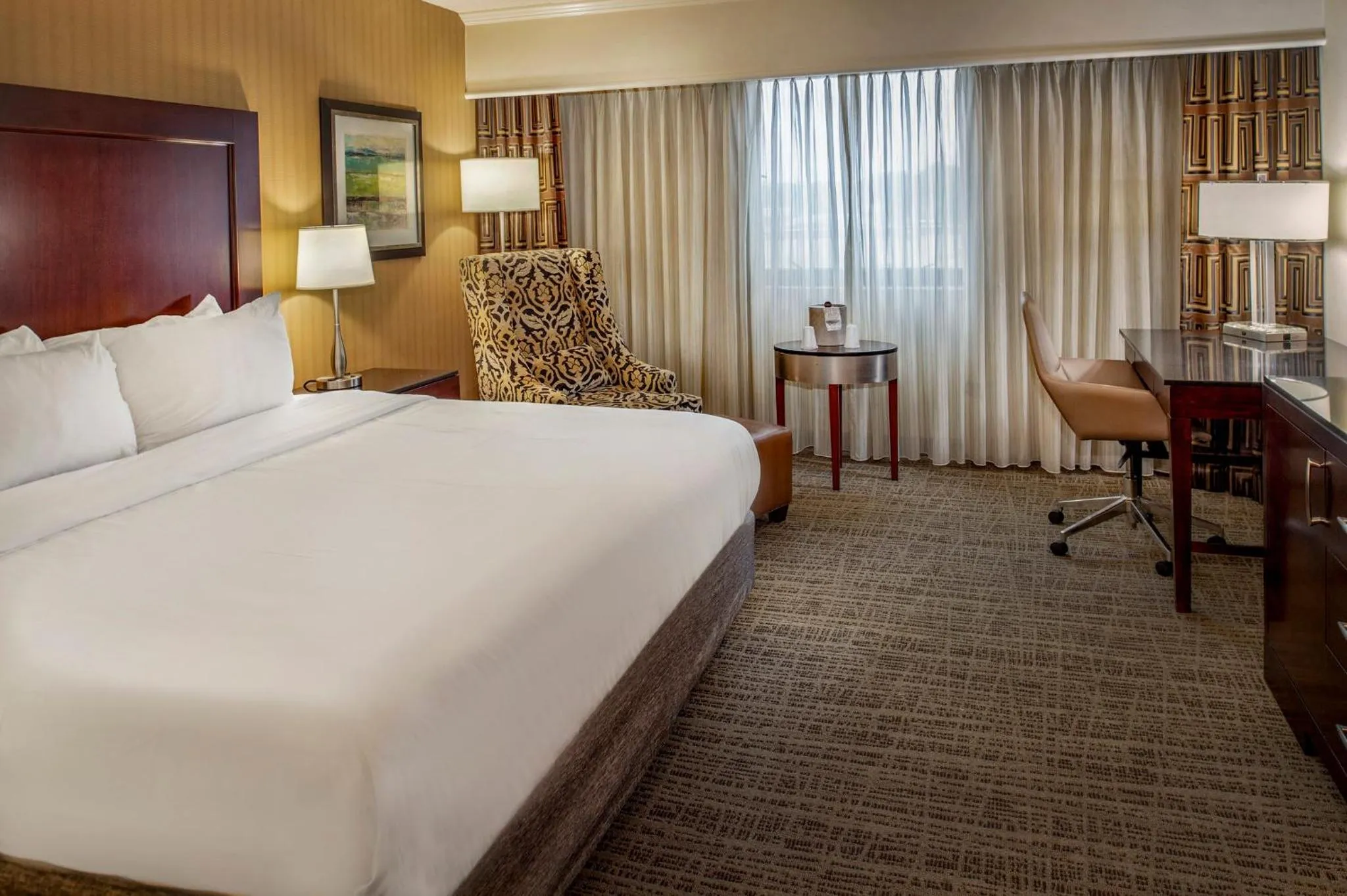 Photo of the whole room, Bed in Crowne Plaza Hotel St. Louis Airport by IHG