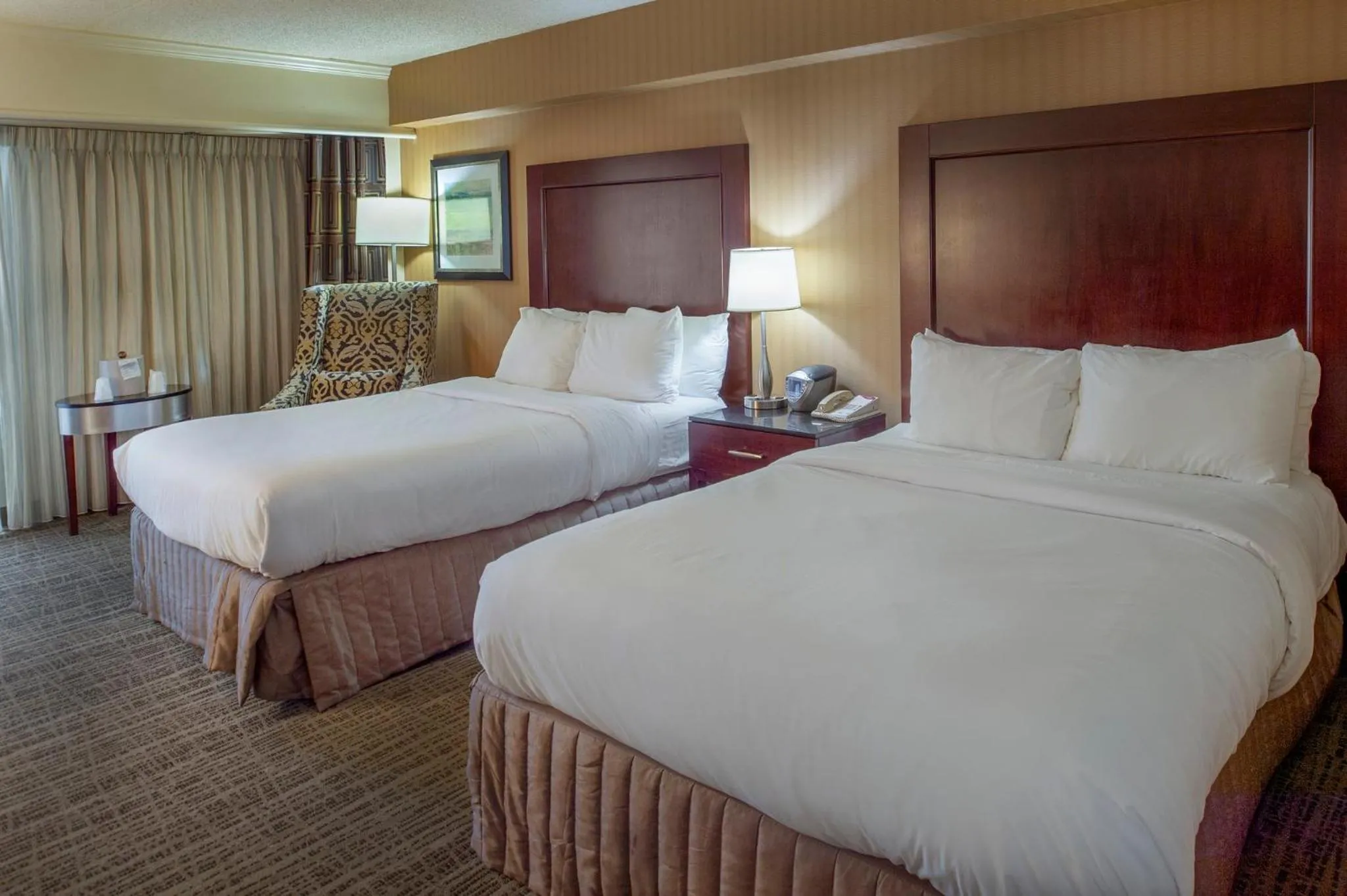 Photo of the whole room, Bed in Crowne Plaza Hotel St. Louis Airport by IHG