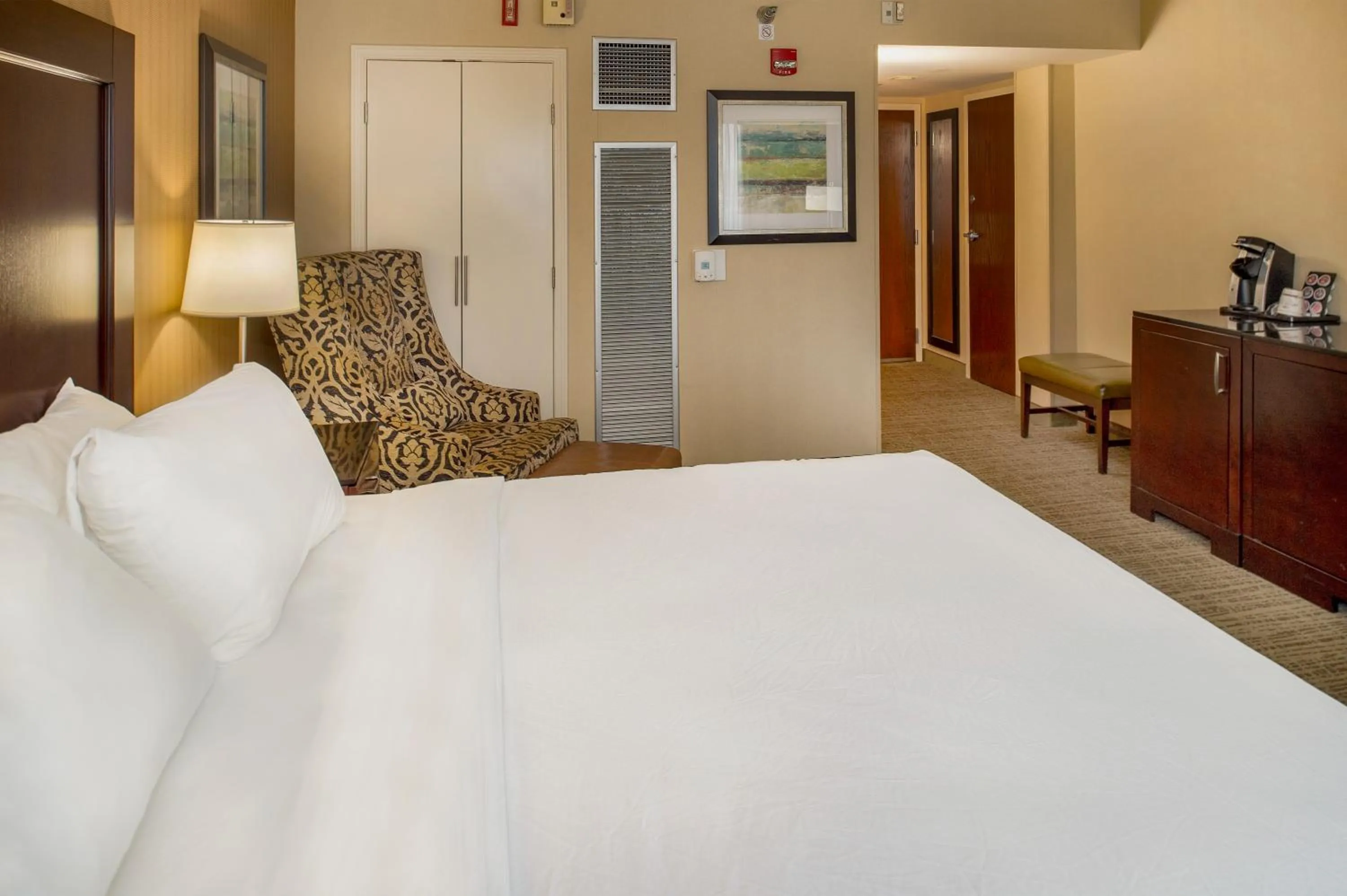 Bed in Crowne Plaza Hotel St. Louis Airport by IHG