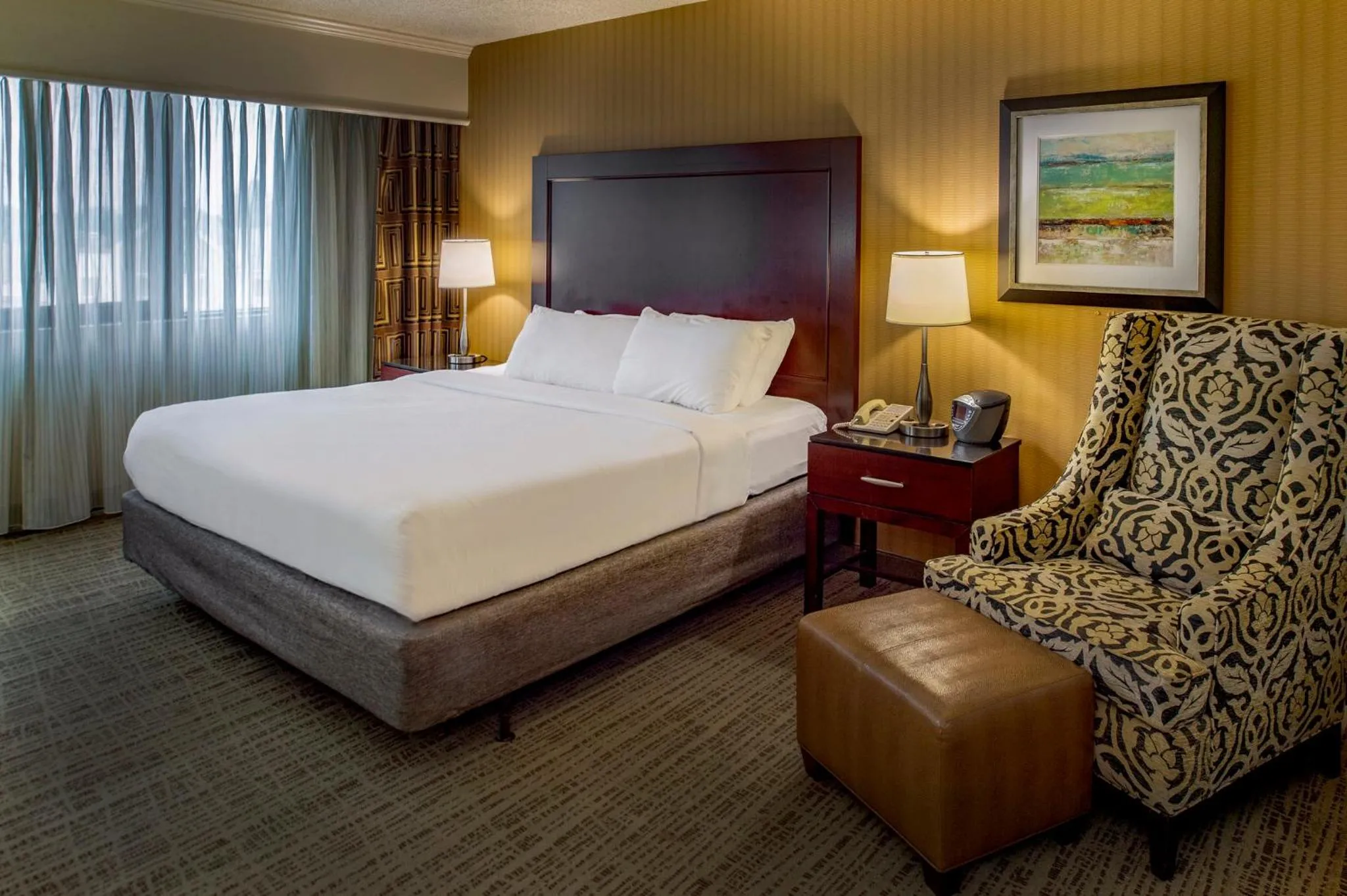 Photo of the whole room, Bed in Crowne Plaza Hotel St. Louis Airport by IHG