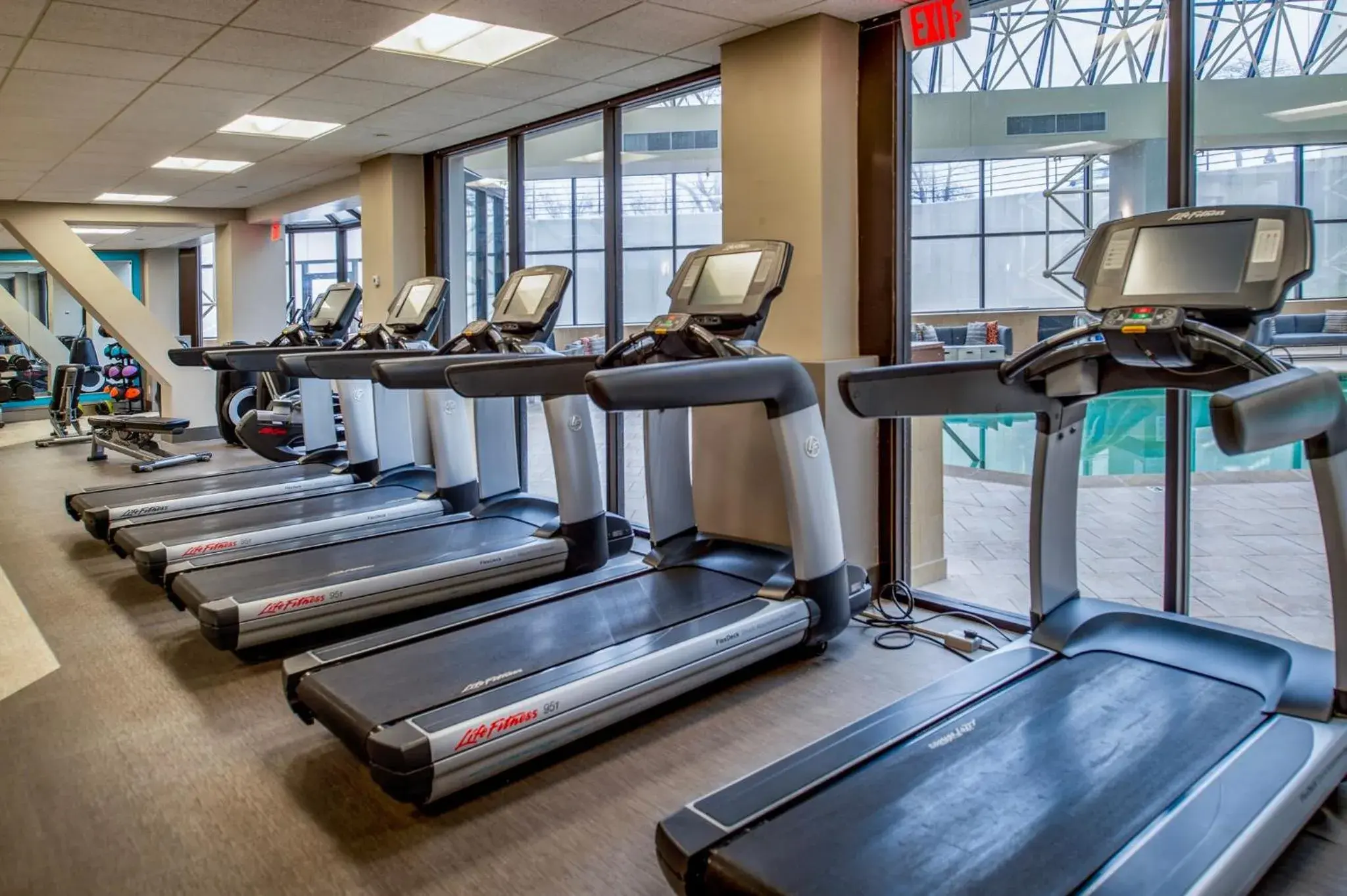 Fitness centre/facilities in Crowne Plaza Hotel St. Louis Airport by IHG Fitness centre/facilities in Crowne Plaza Hotel St. Louis Airport by IHG