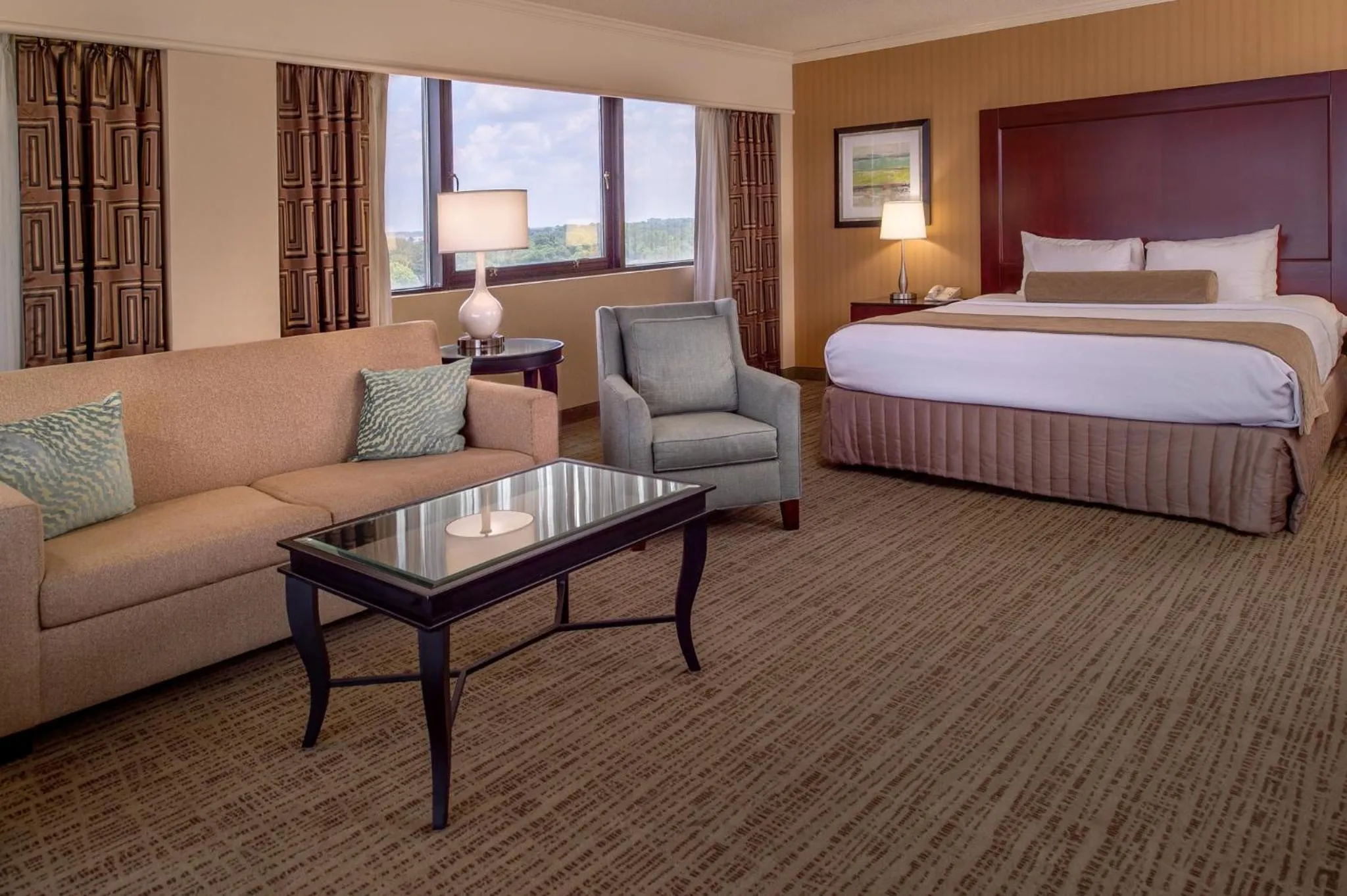 Bedroom, Bed in Crowne Plaza Hotel St. Louis Airport by IHG