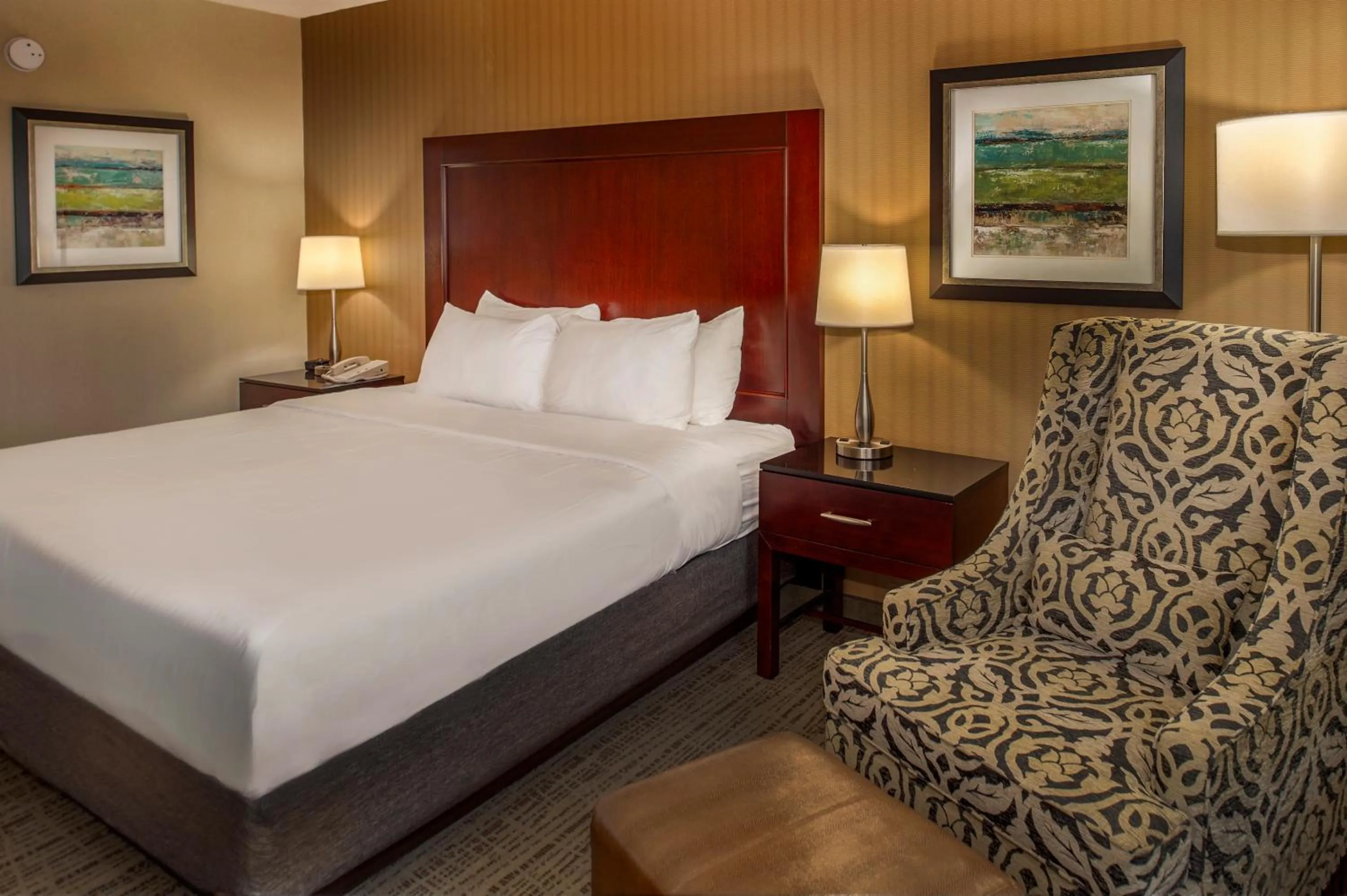 Bed in Crowne Plaza Hotel St. Louis Airport by IHG