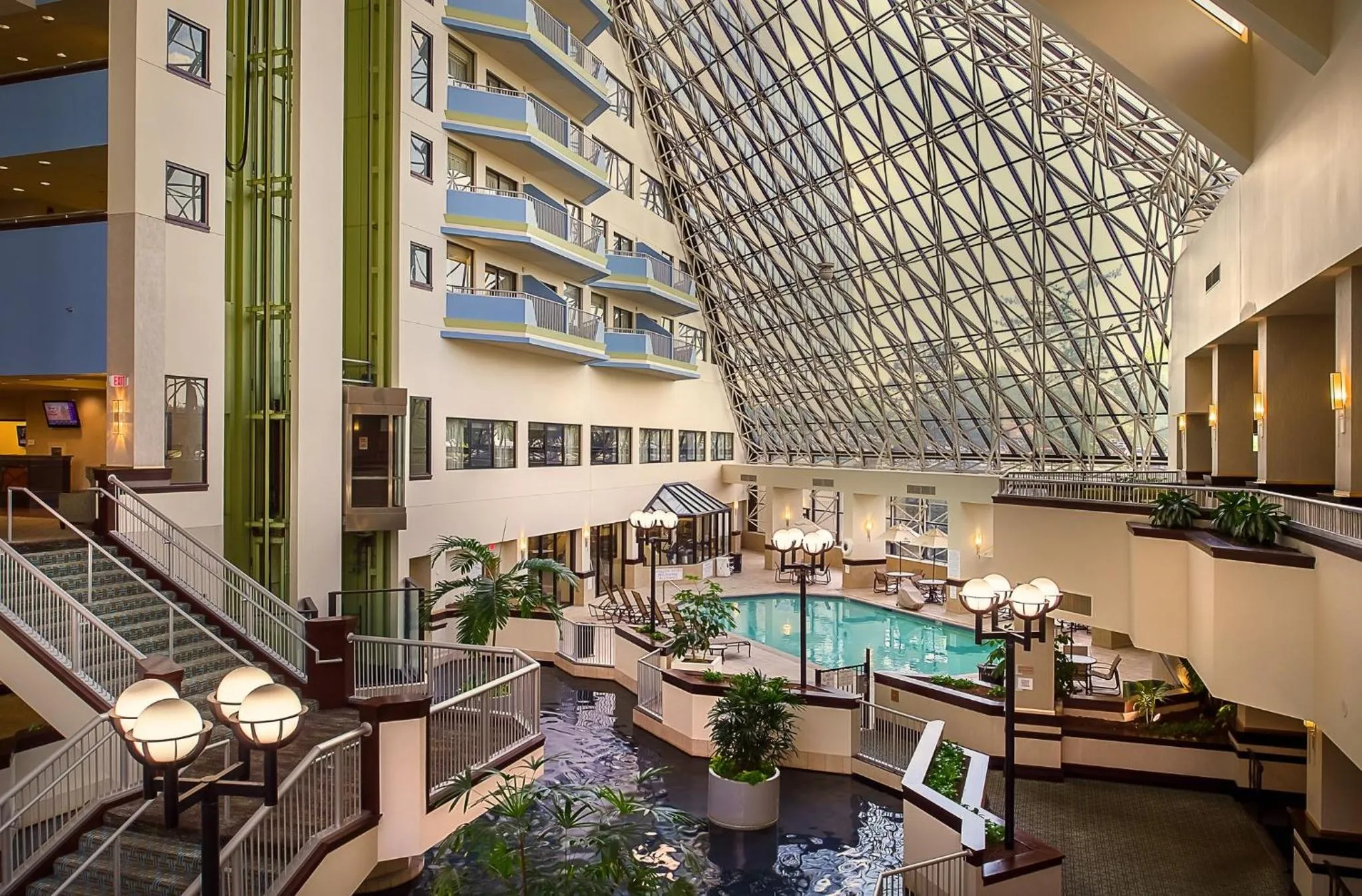 Swimming pool in Crowne Plaza Hotel St. Louis Airport by IHG