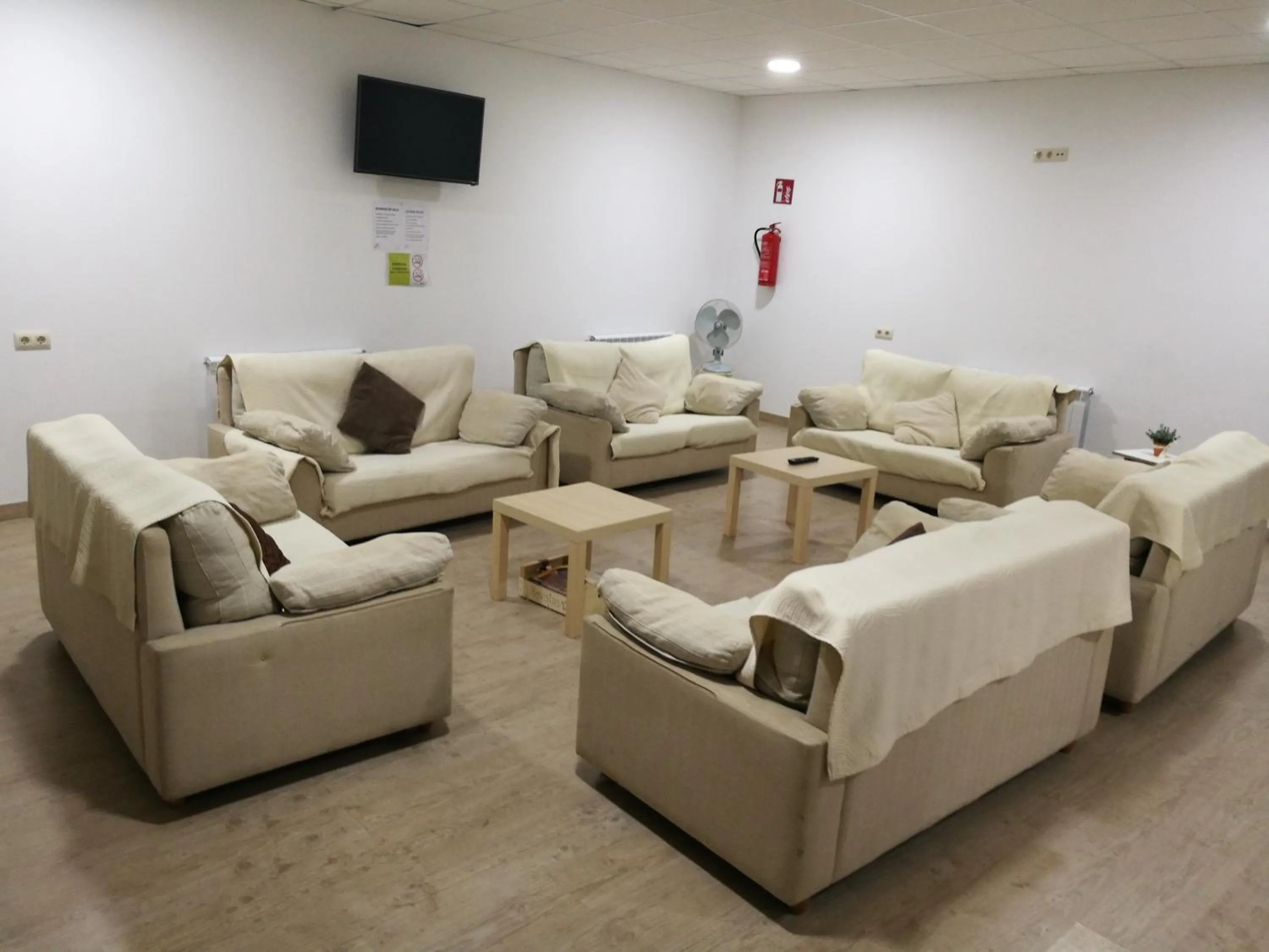 Living room in Albergue O Trisquel