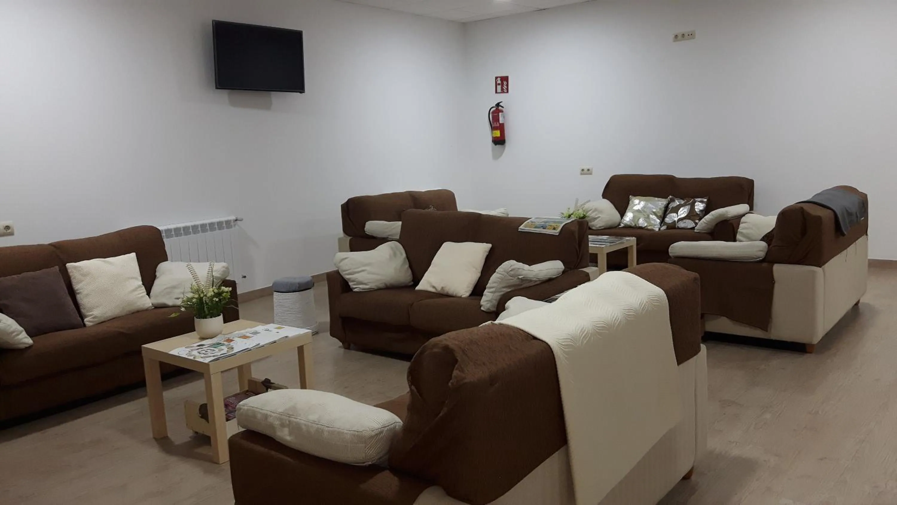 Living room in Albergue O Trisquel
