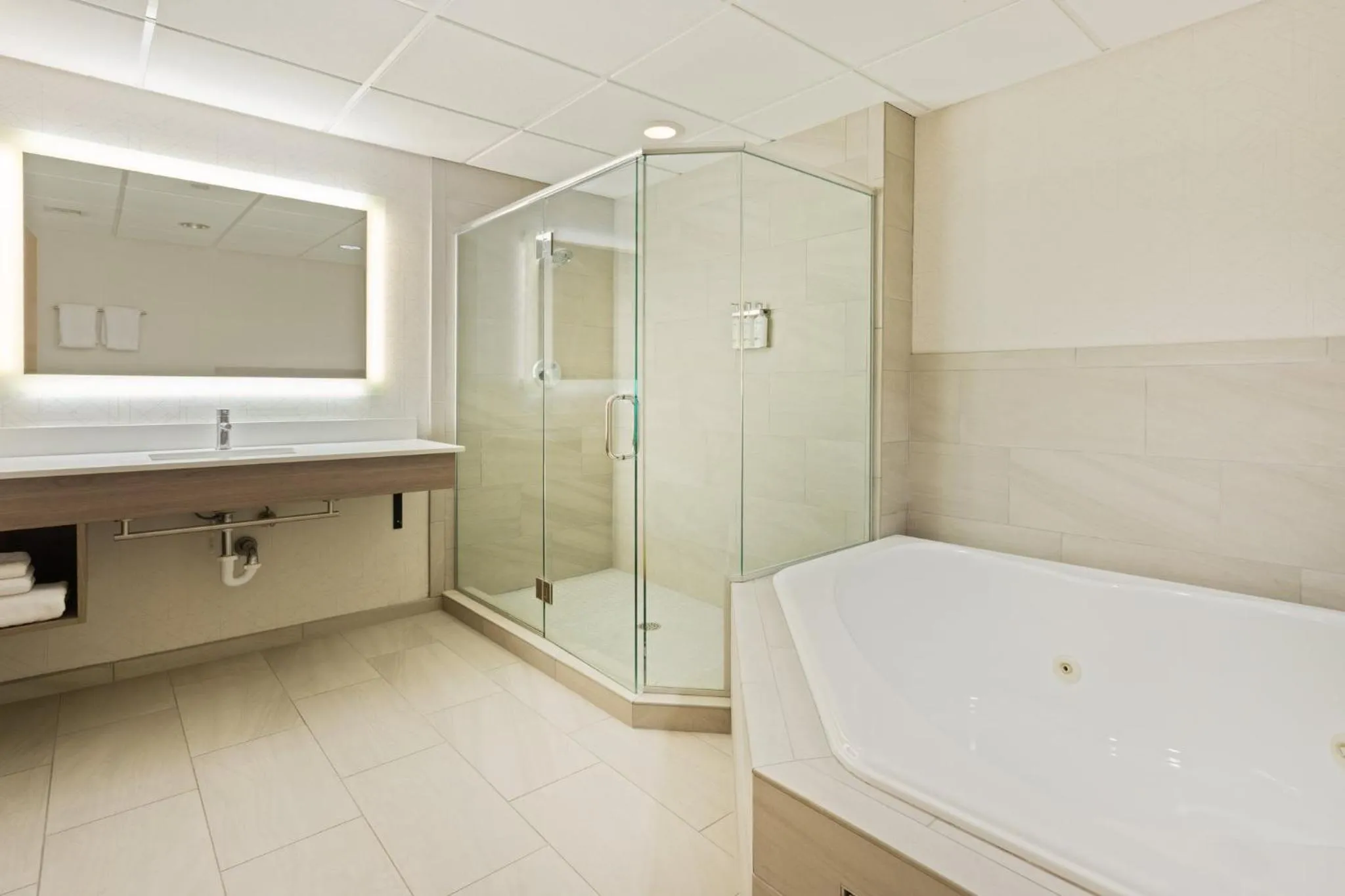Bathroom in Holiday Inn Express Hauppauge-Long Island by IHG