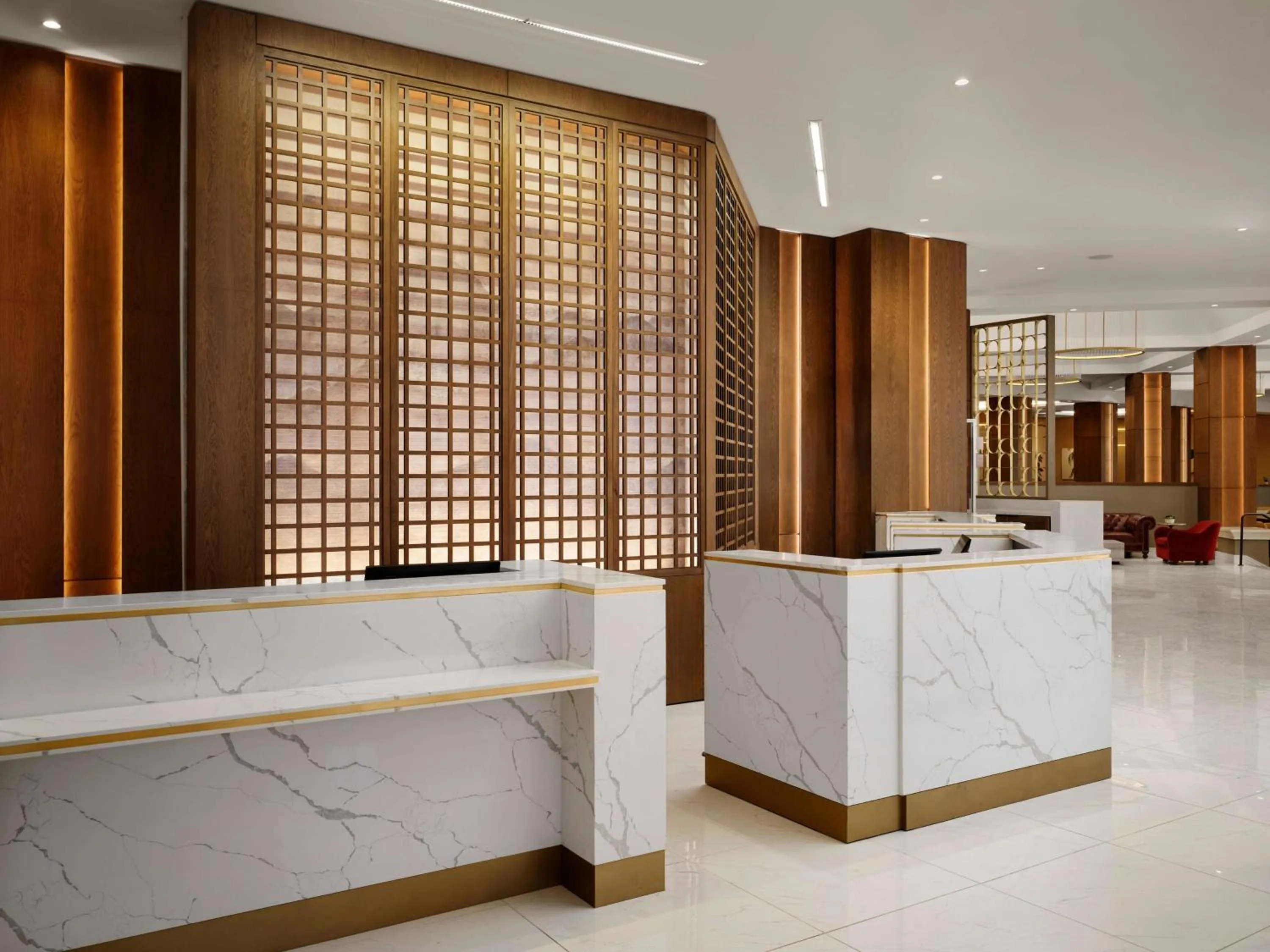 Lobby or reception in Sonesta White Plains Downtown