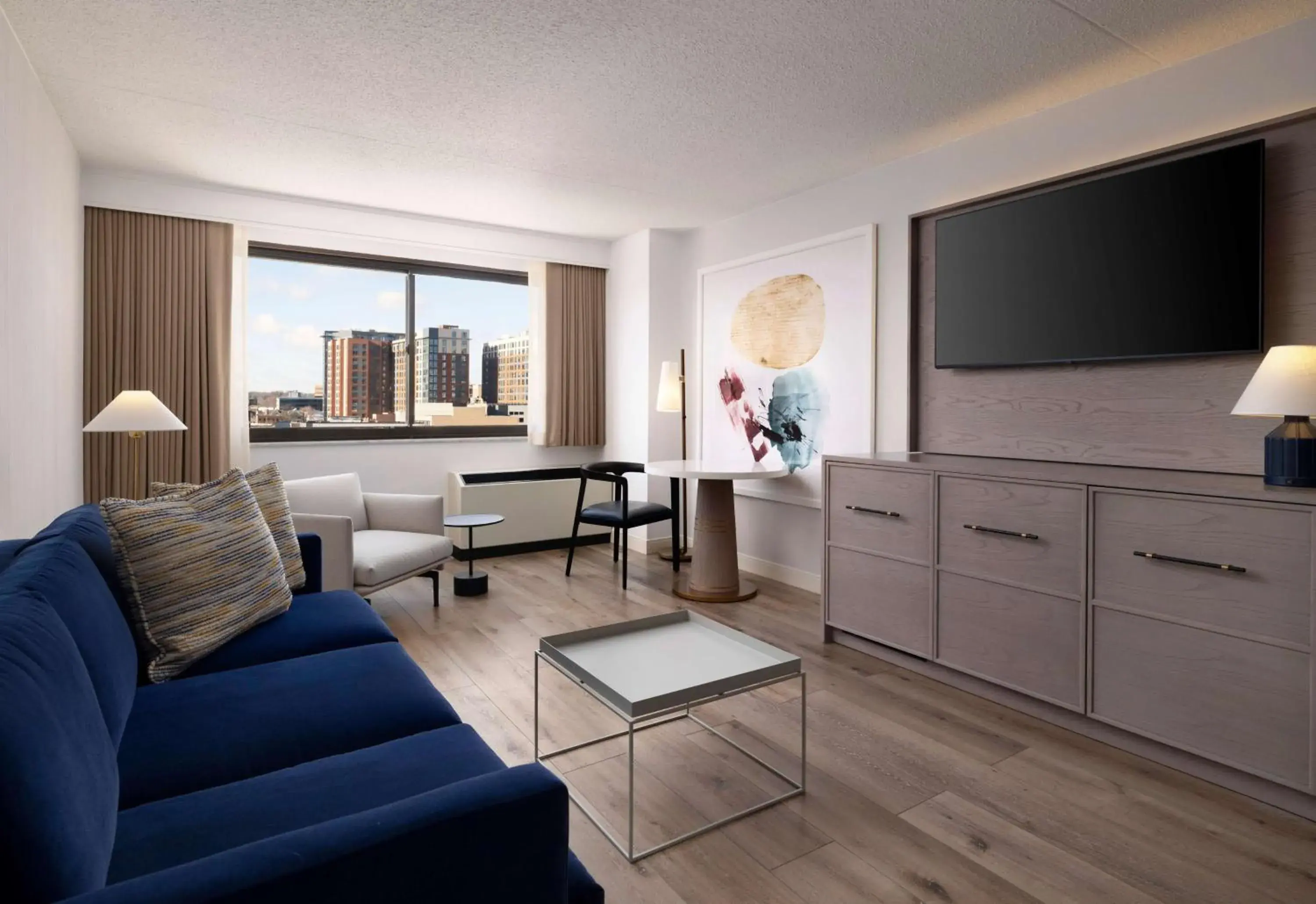 One Bedroom Suite - King + Sofa Bed in Sonesta White Plains Downtown One Bedroom Suite - King + Sofa Bed in Sonesta White Plains Downtown