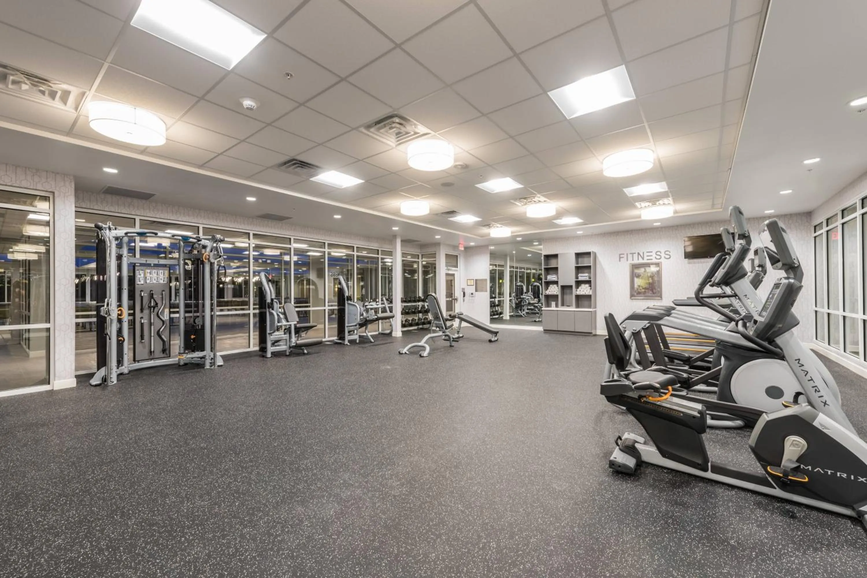 Fitness centre/facilities in TownePlace Suites by Marriott Chicago Schaumburg