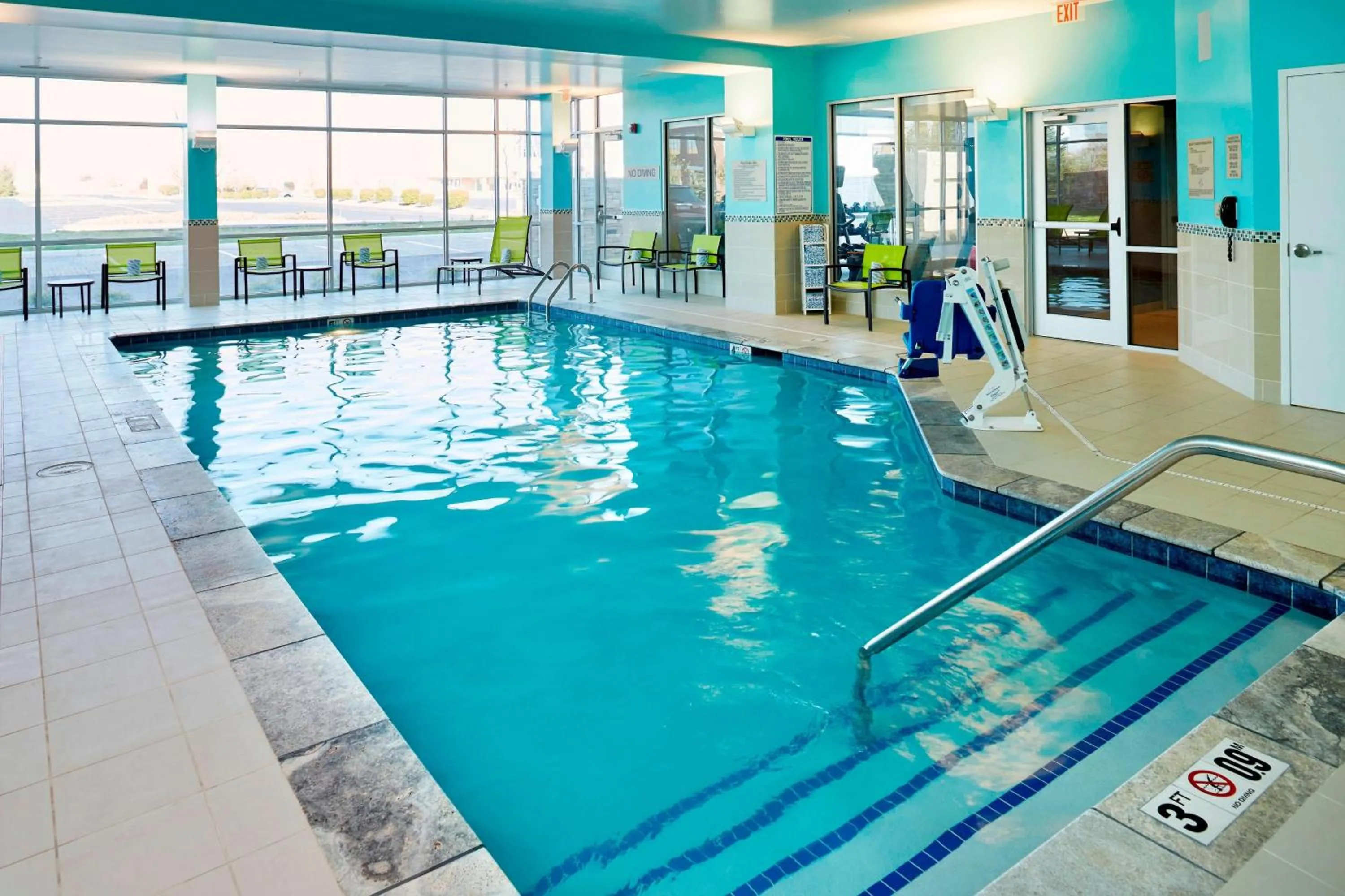 Swimming pool in SpringHill Suites by Marriott Dayton Beavercreek
