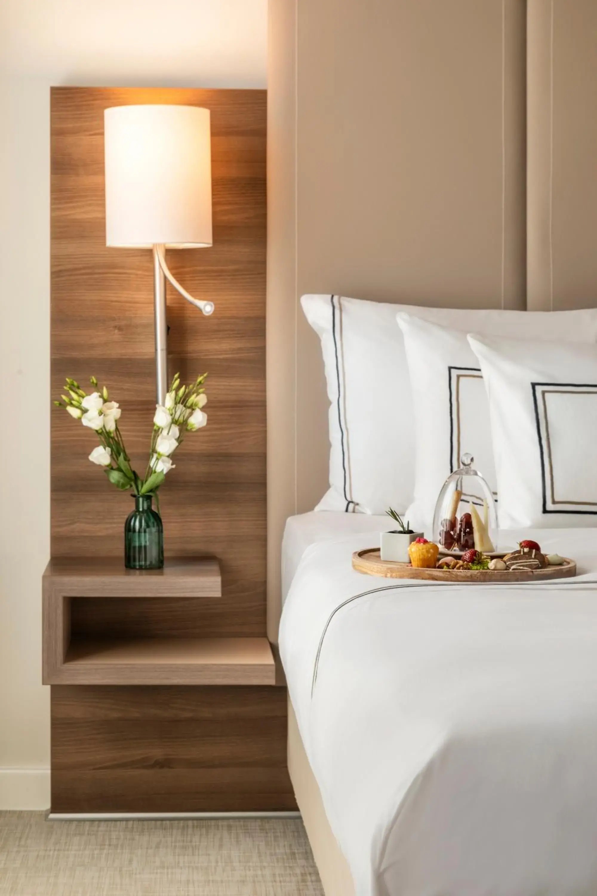 Bed in Meliá Düsseldorf Bed in Meliá Düsseldorf