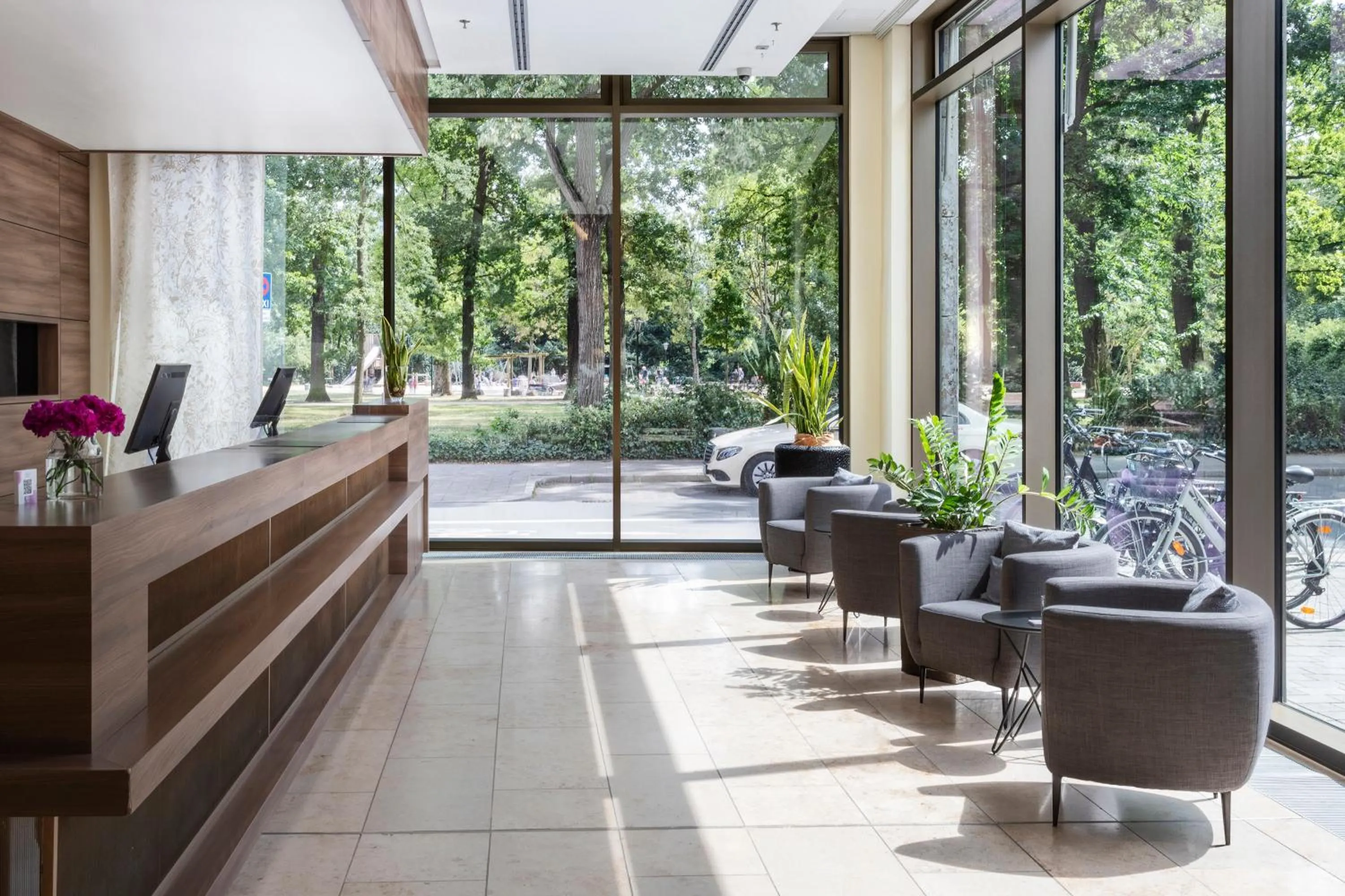 Living room in Meliá Düsseldorf