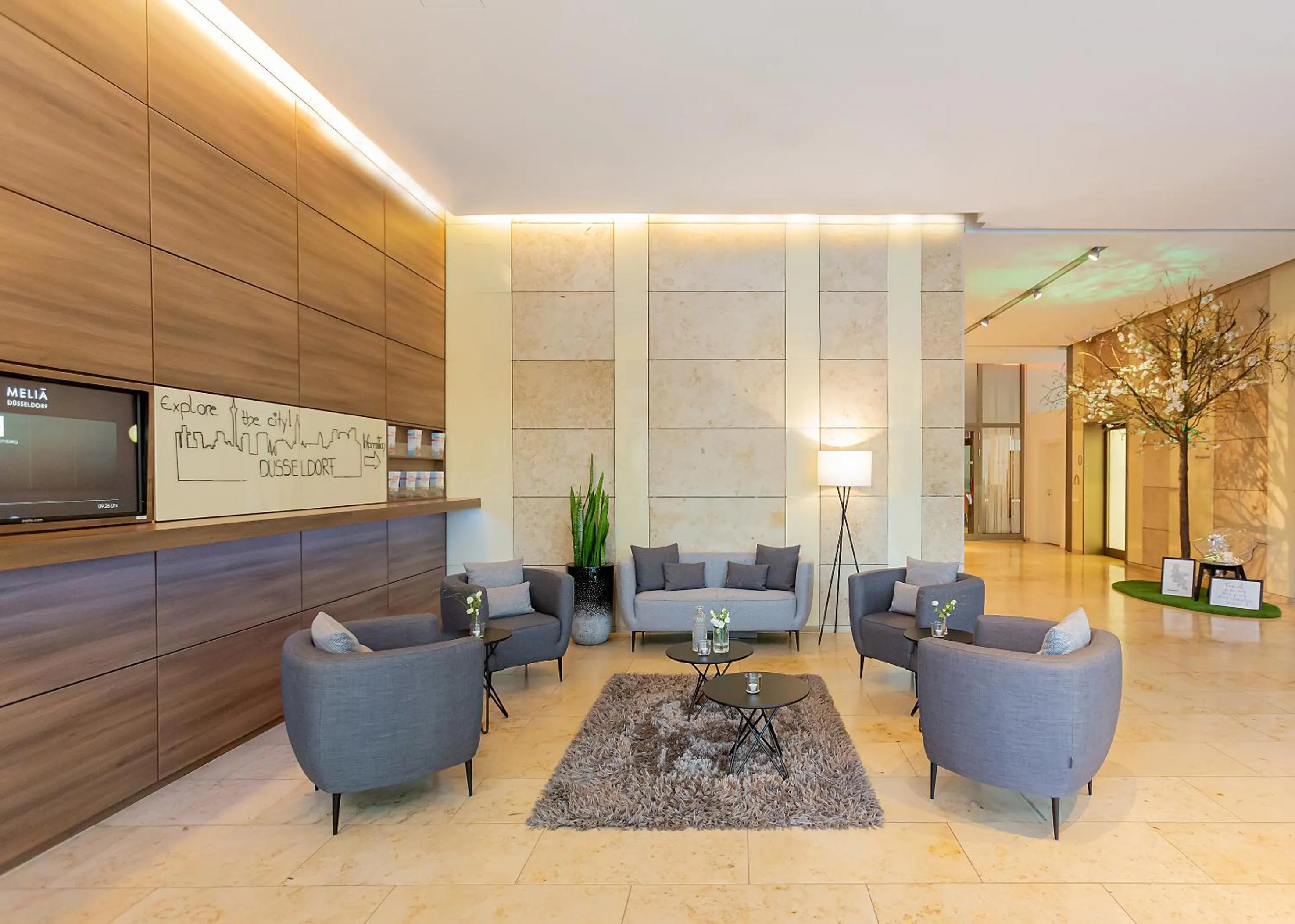 Living room in Meliá Düsseldorf