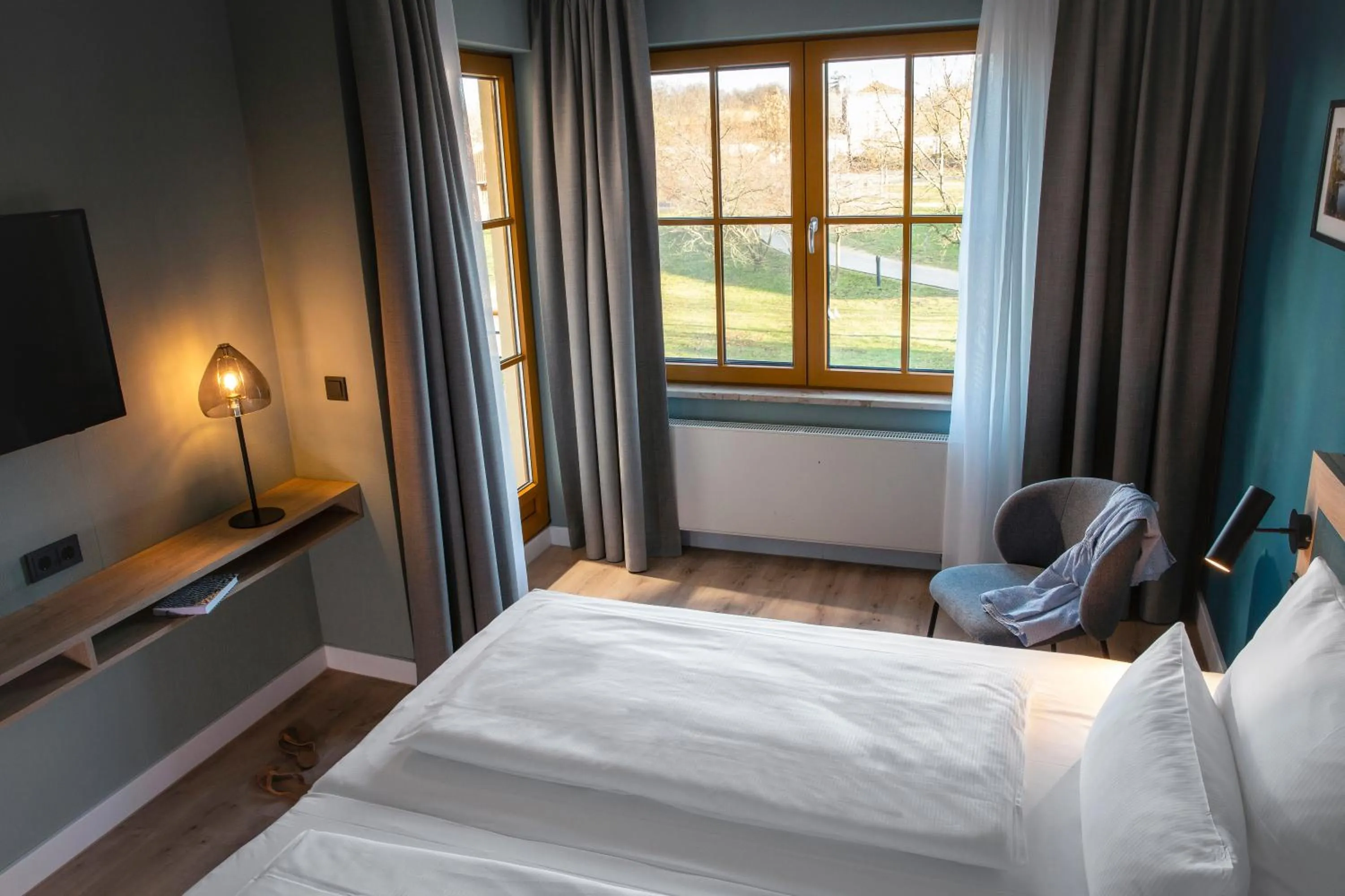 Bedroom, Bed in ROBINSON Fleesensee