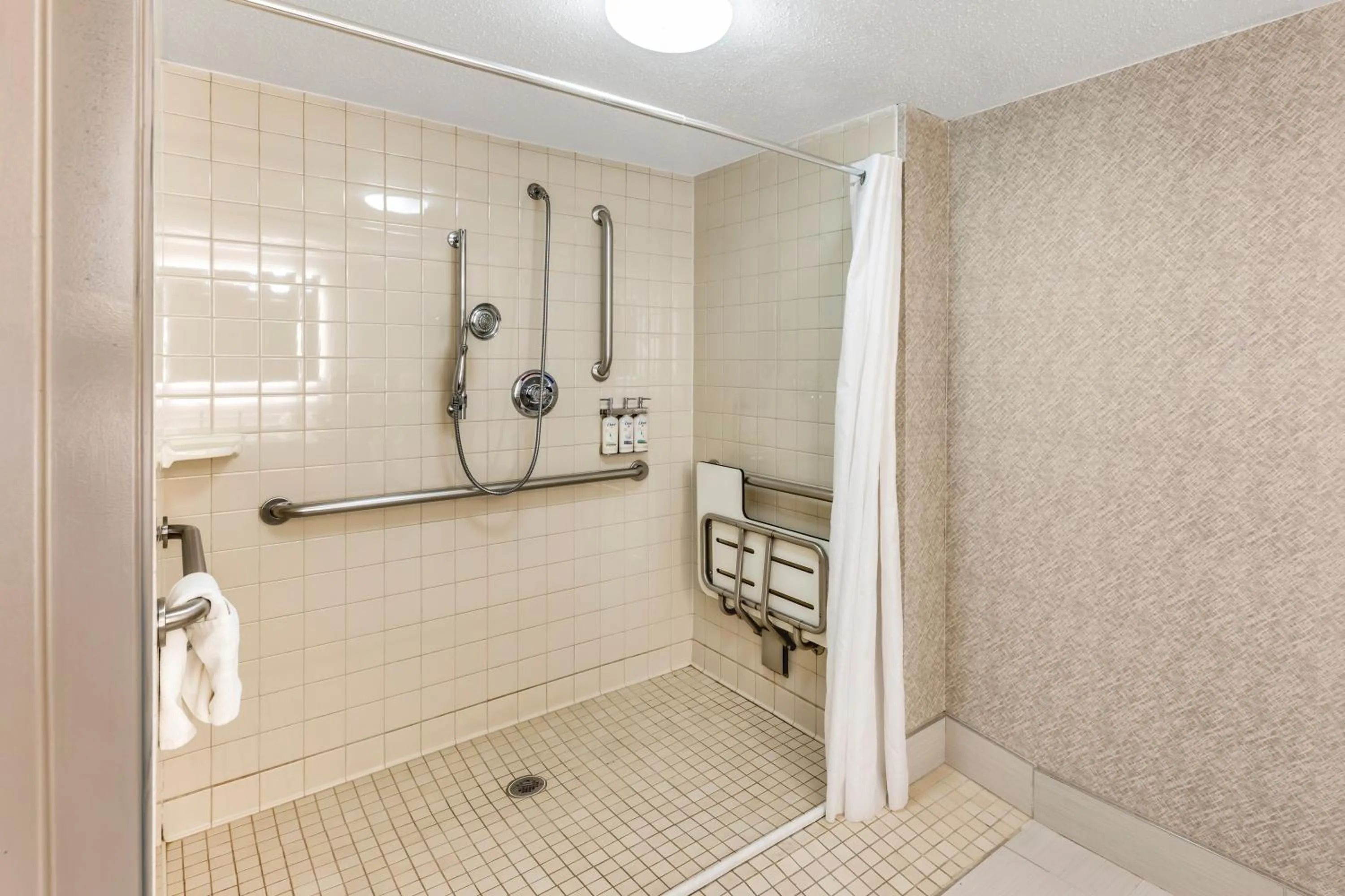 Shower in Holiday Inn Express Chicago-Downers Grove by IHG