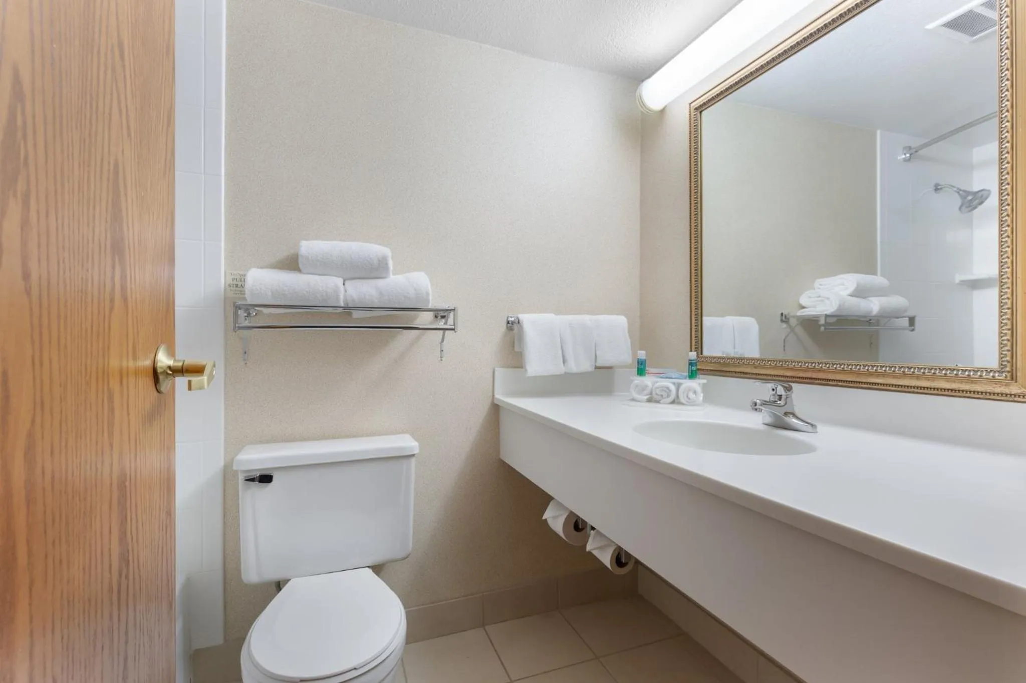 Bathroom in Holiday Inn Express Chicago-Downers Grove by IHG