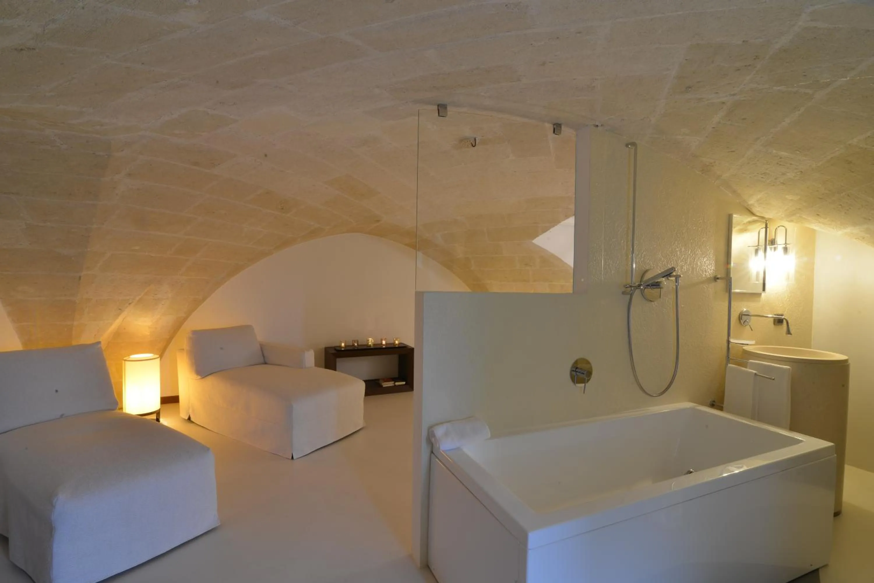 Bathroom in Antica Civita Luxury Room