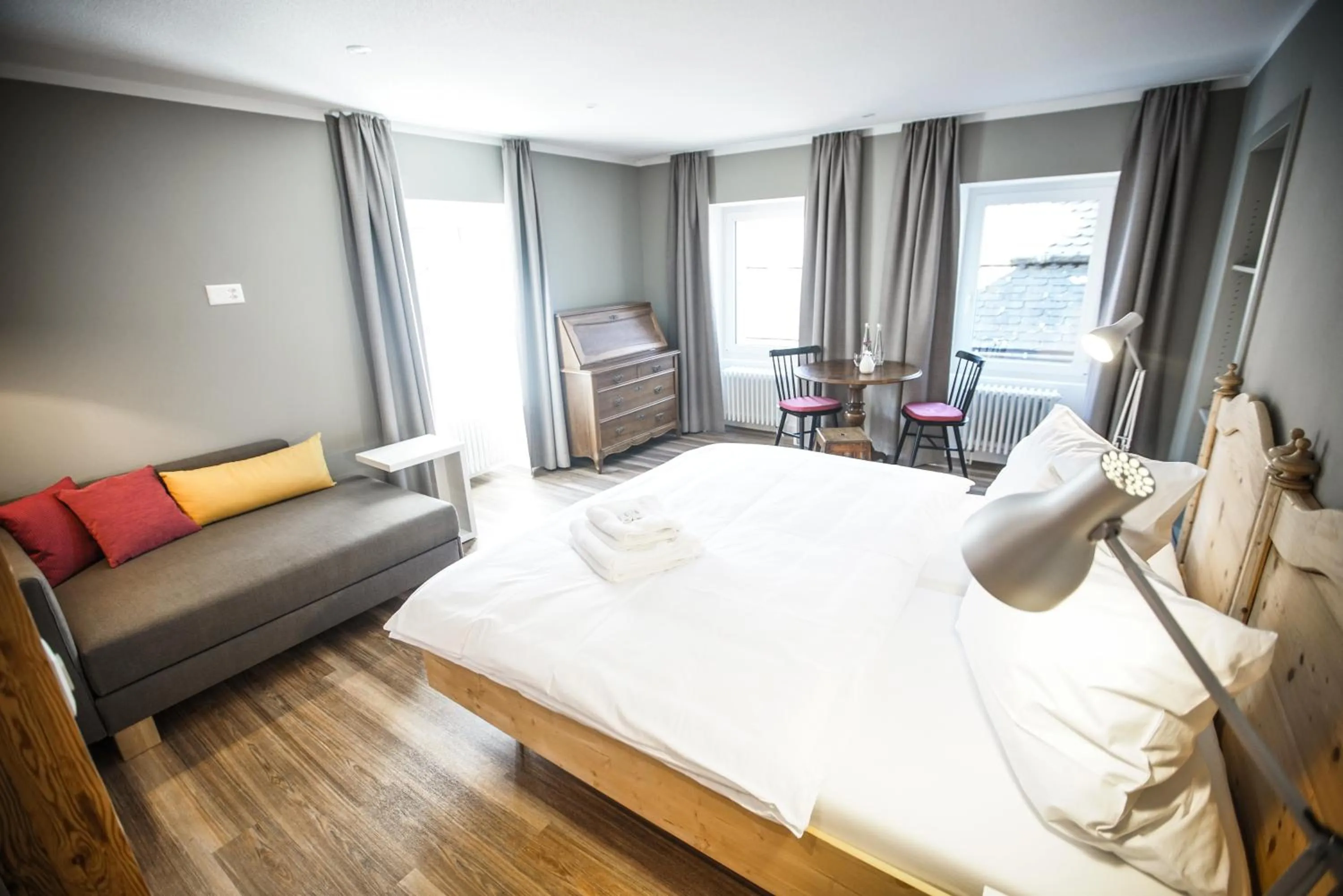 Shower, Bed in B&B Zum Schleif