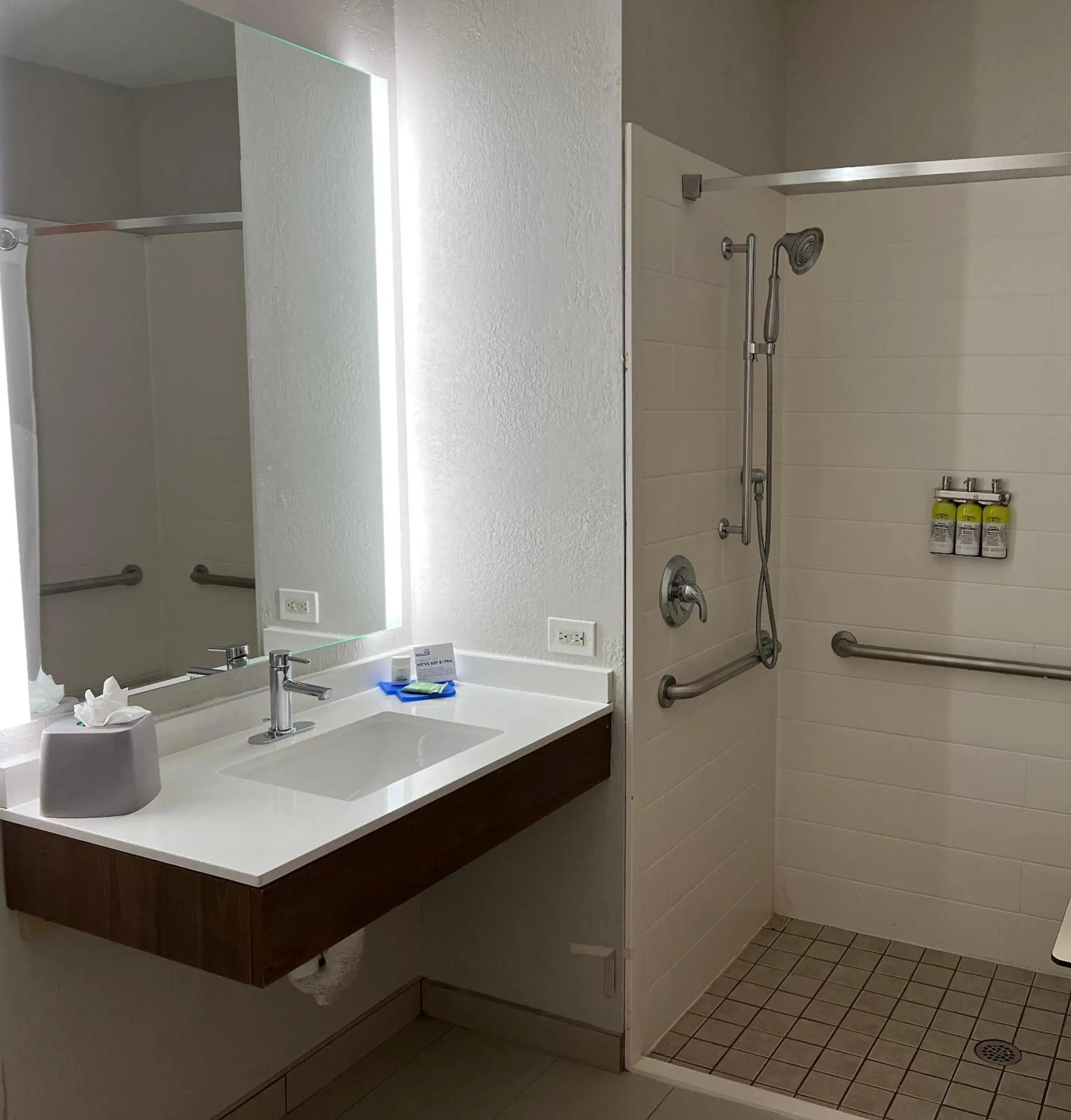Bathroom in Holiday Inn Express Hotel & Suites Waukegan/Gurnee by IHG Bathroom in Holiday Inn Express Hotel & Suites Waukegan/Gurnee by IHG