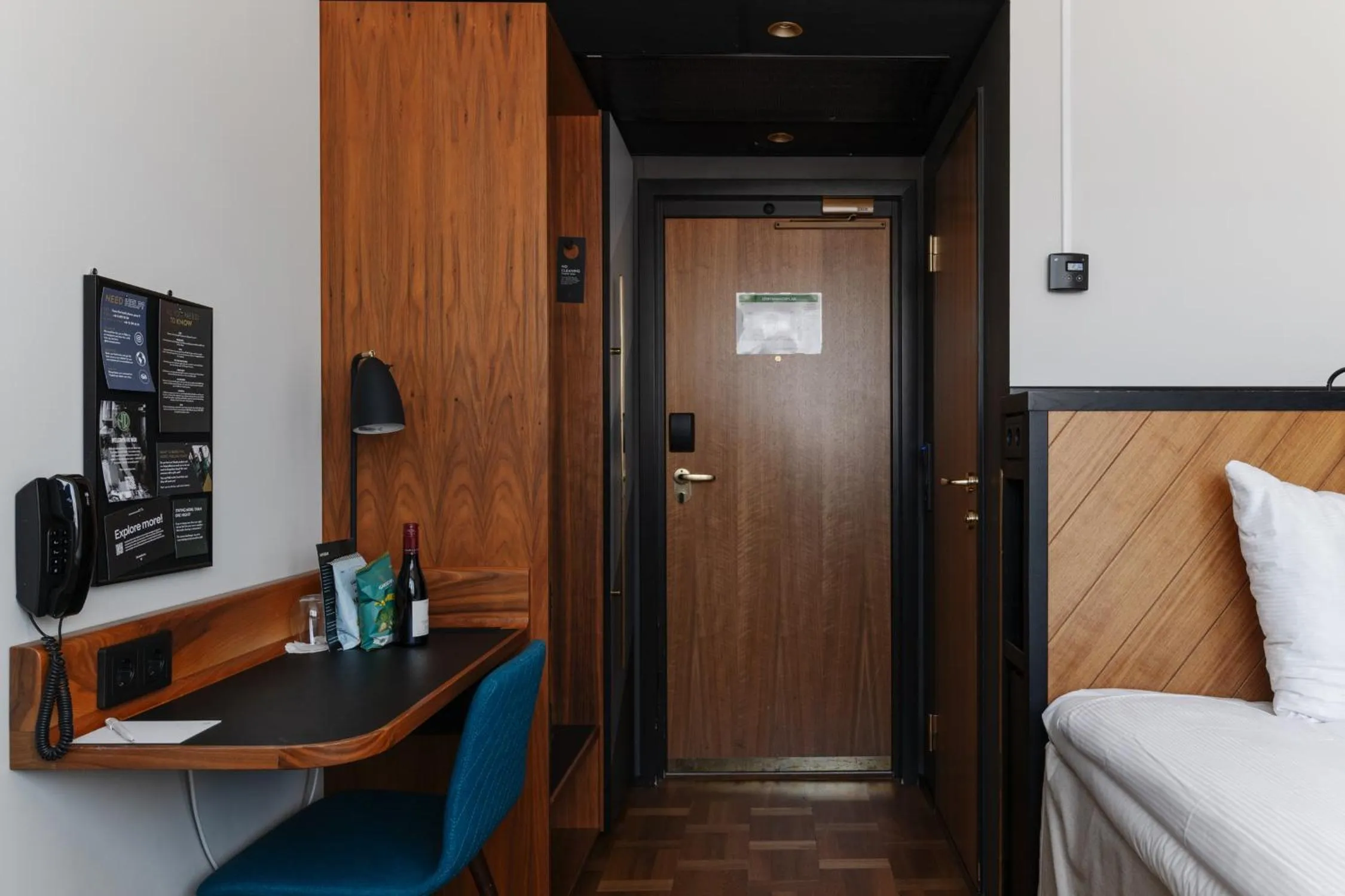 Bed in Clarion Hotel Amaranten