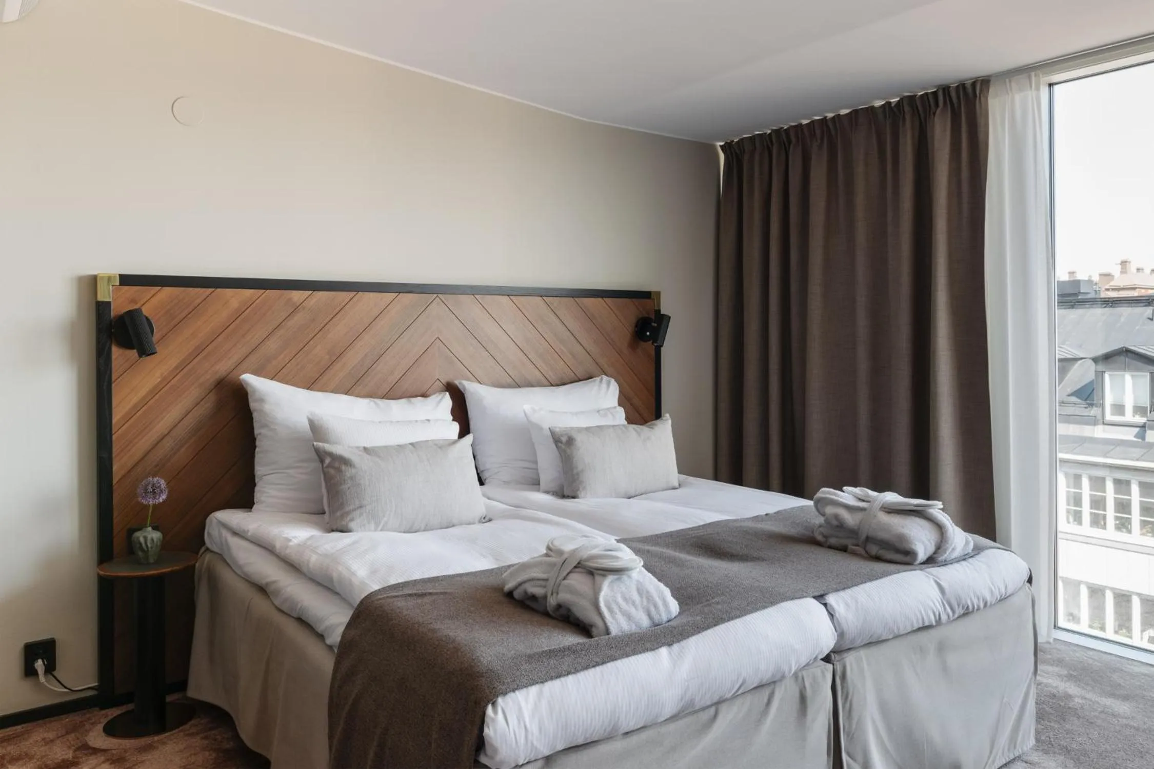 Bed in Clarion Hotel Amaranten