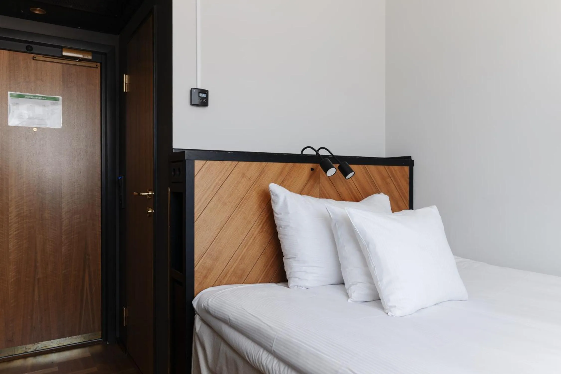 Bed in Clarion Hotel Amaranten