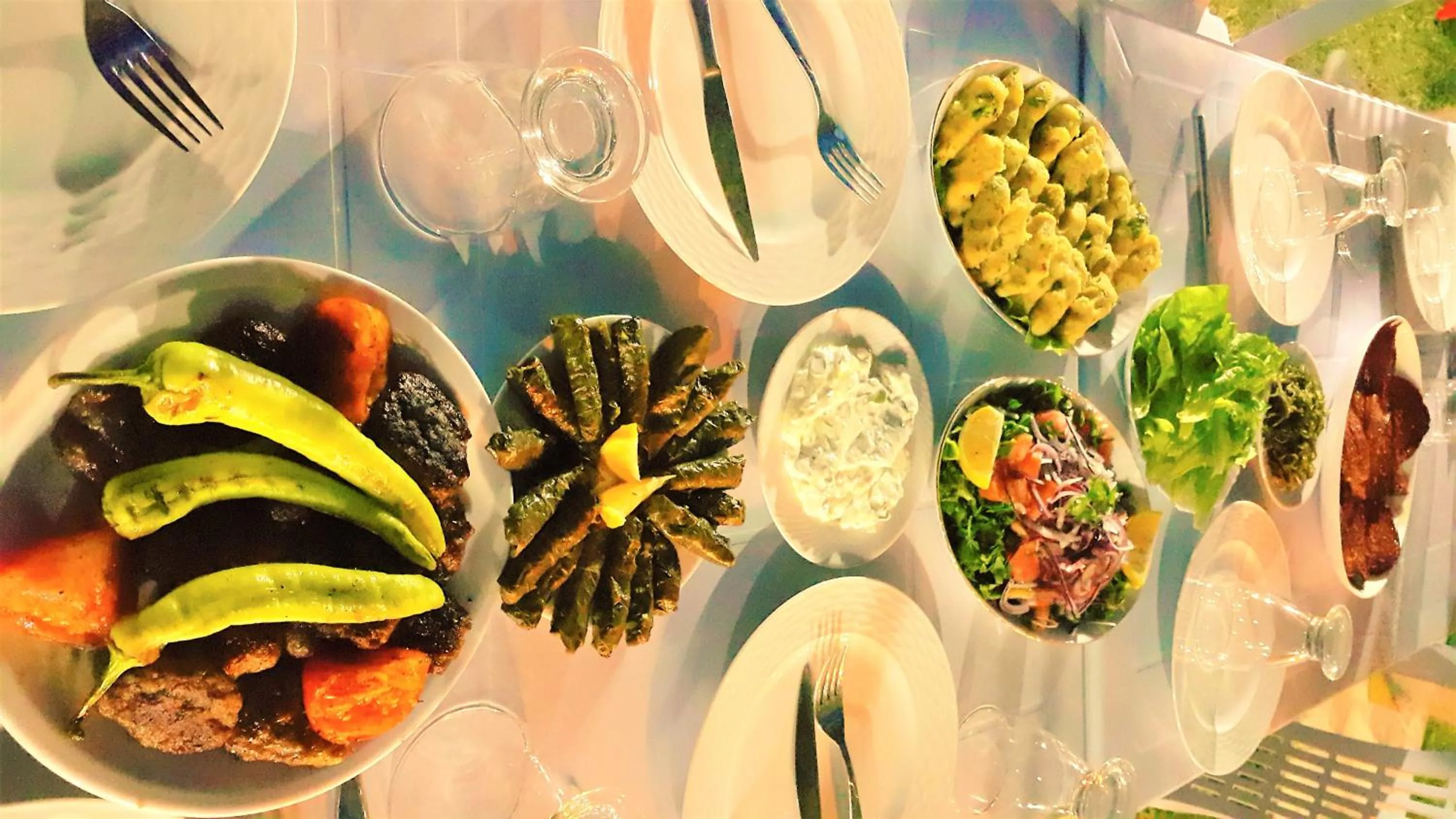 Food close-up in Assos Nazan Motel Restoran Beach