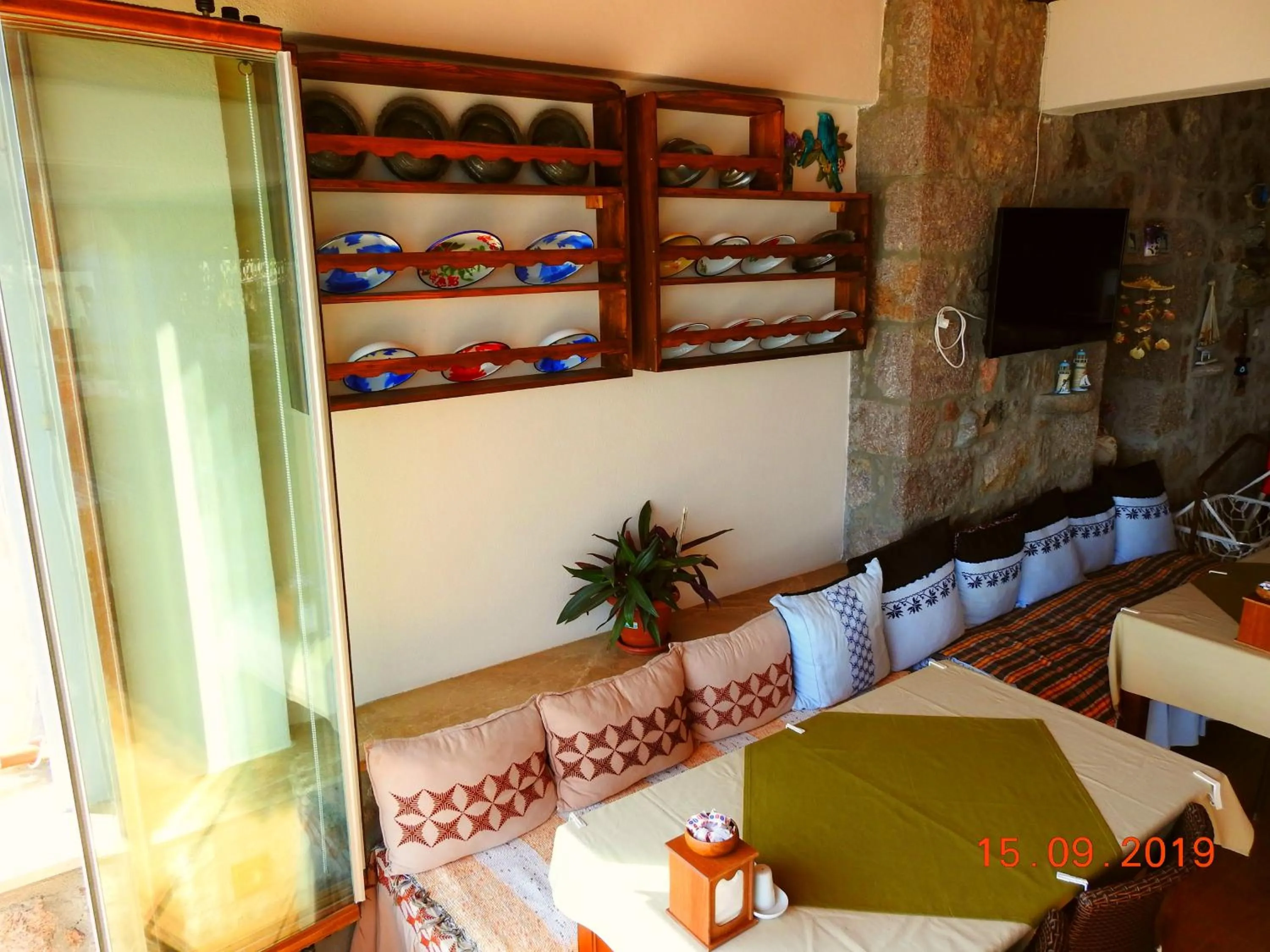 On site in Assos Nazan Motel Restoran Beach