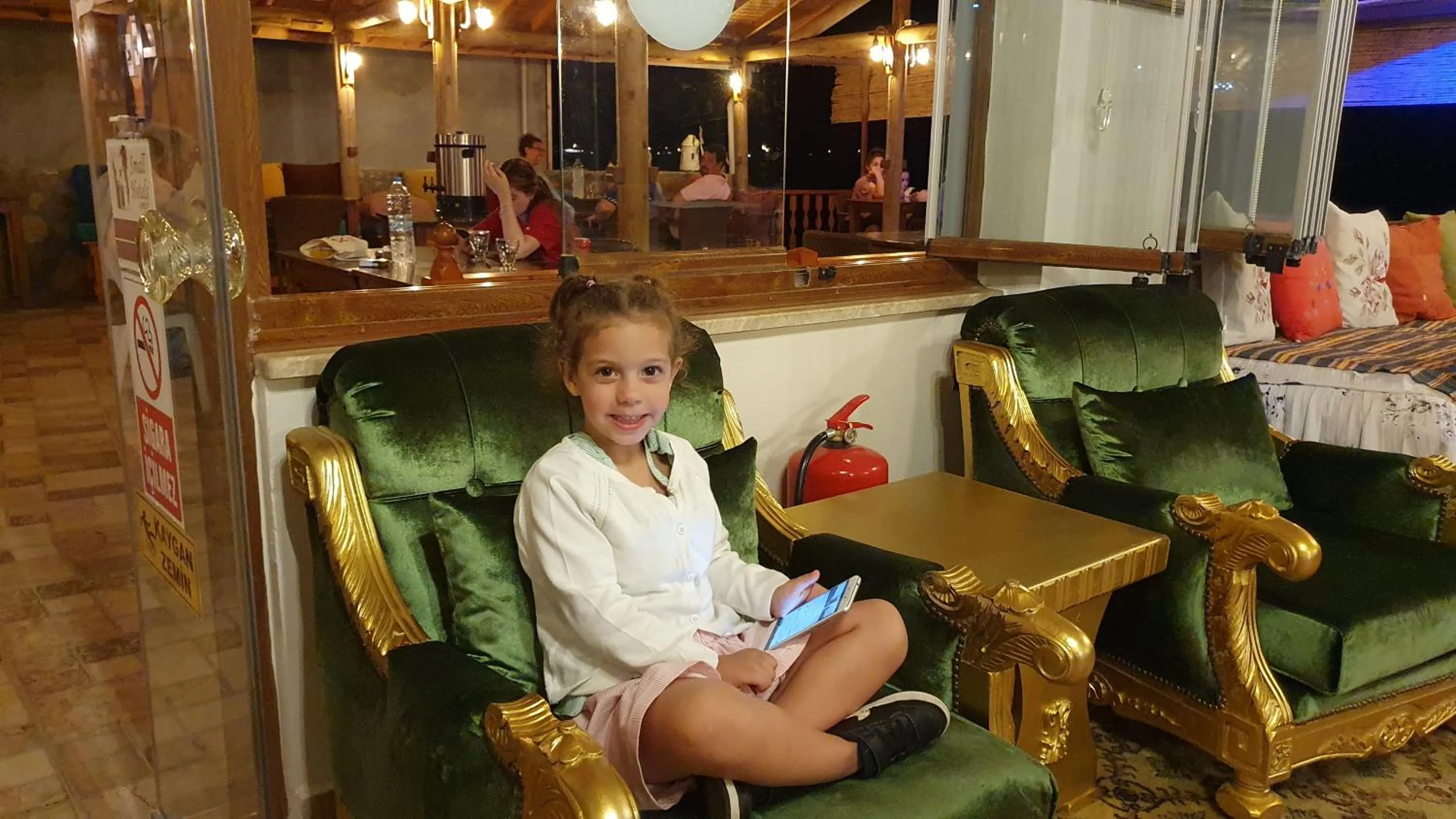 Lobby or reception in Assos Nazan Motel Restoran Beach