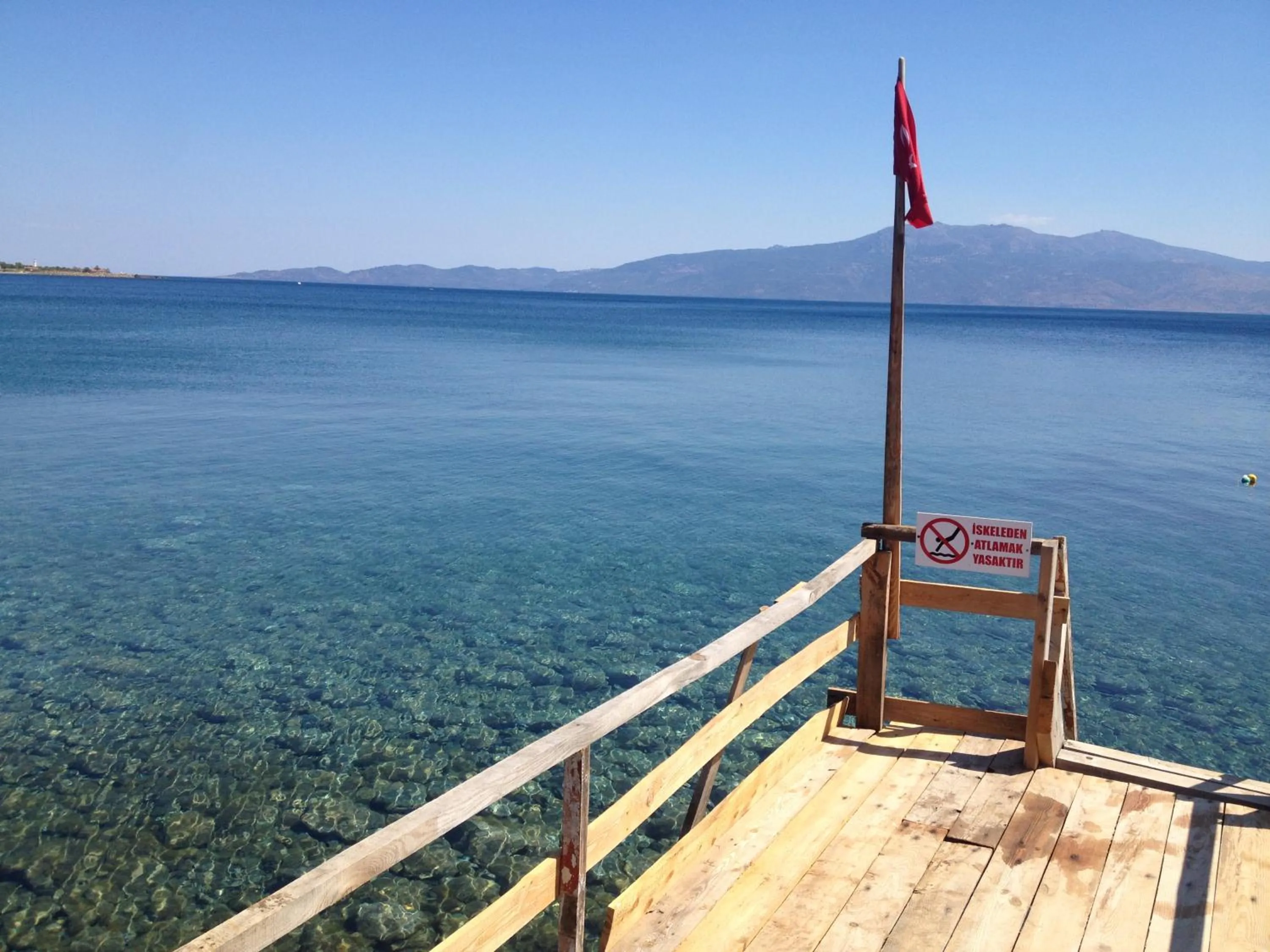 Property building in Assos Nazan Motel Restoran Beach