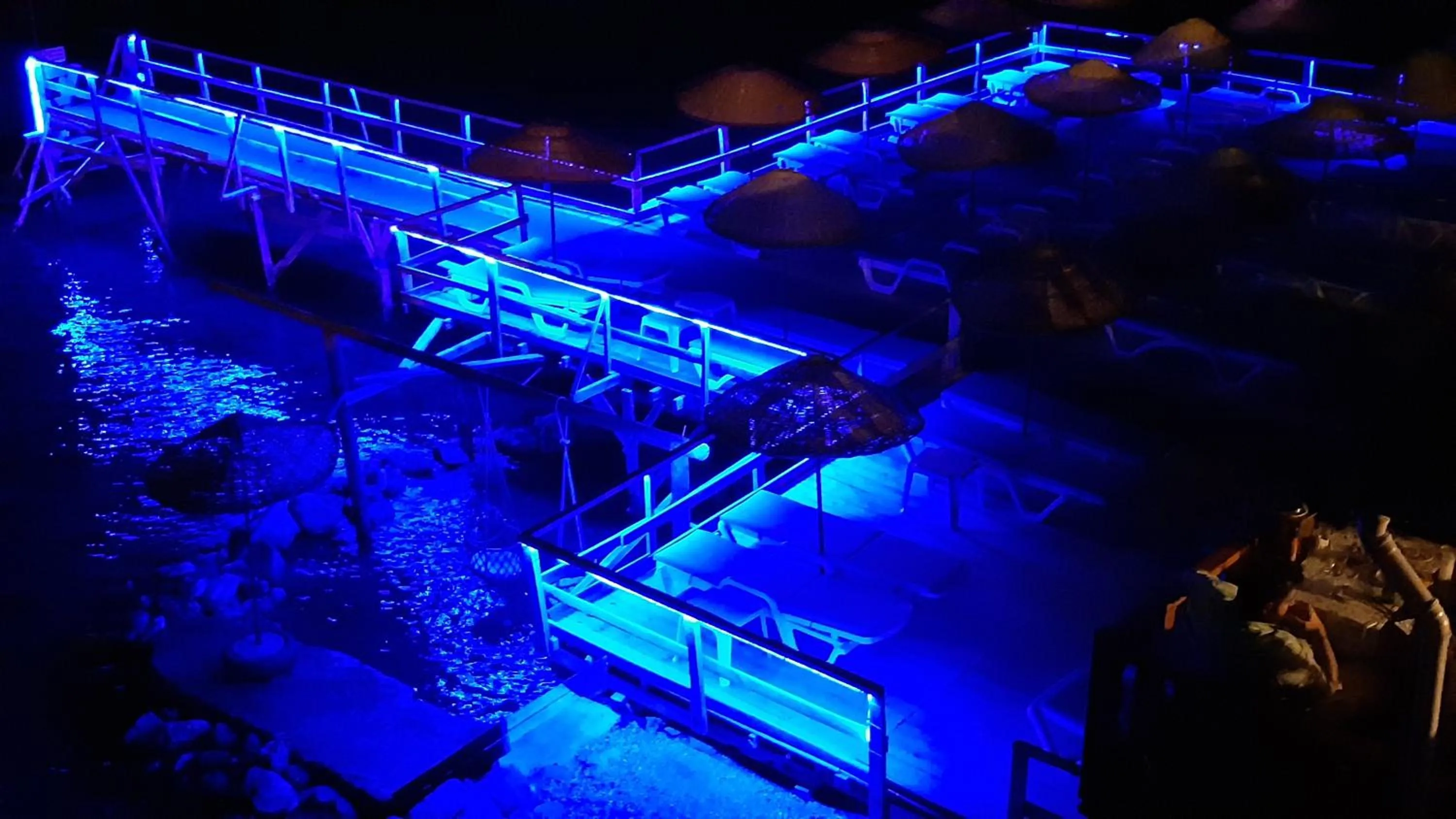 Bird's eye view in Assos Nazan Motel Restoran Beach