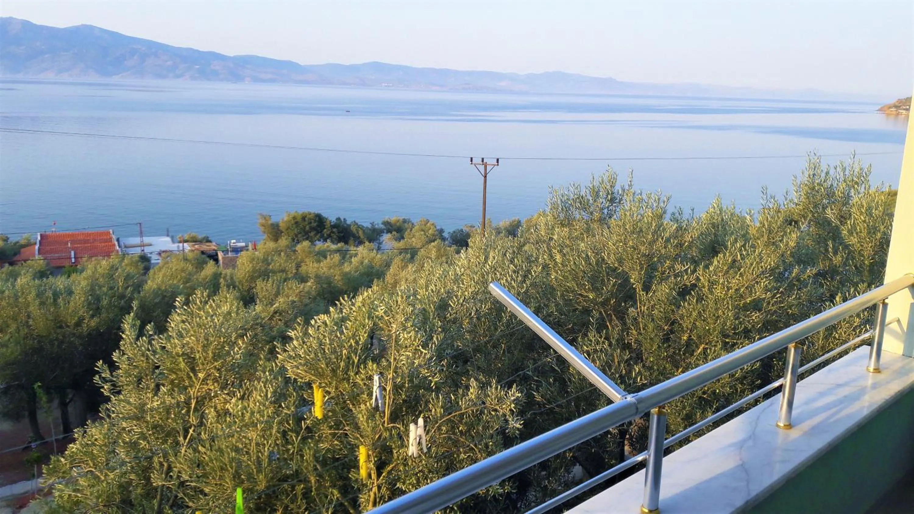Balcony/Terrace in Assos Nazan Motel Restoran Beach