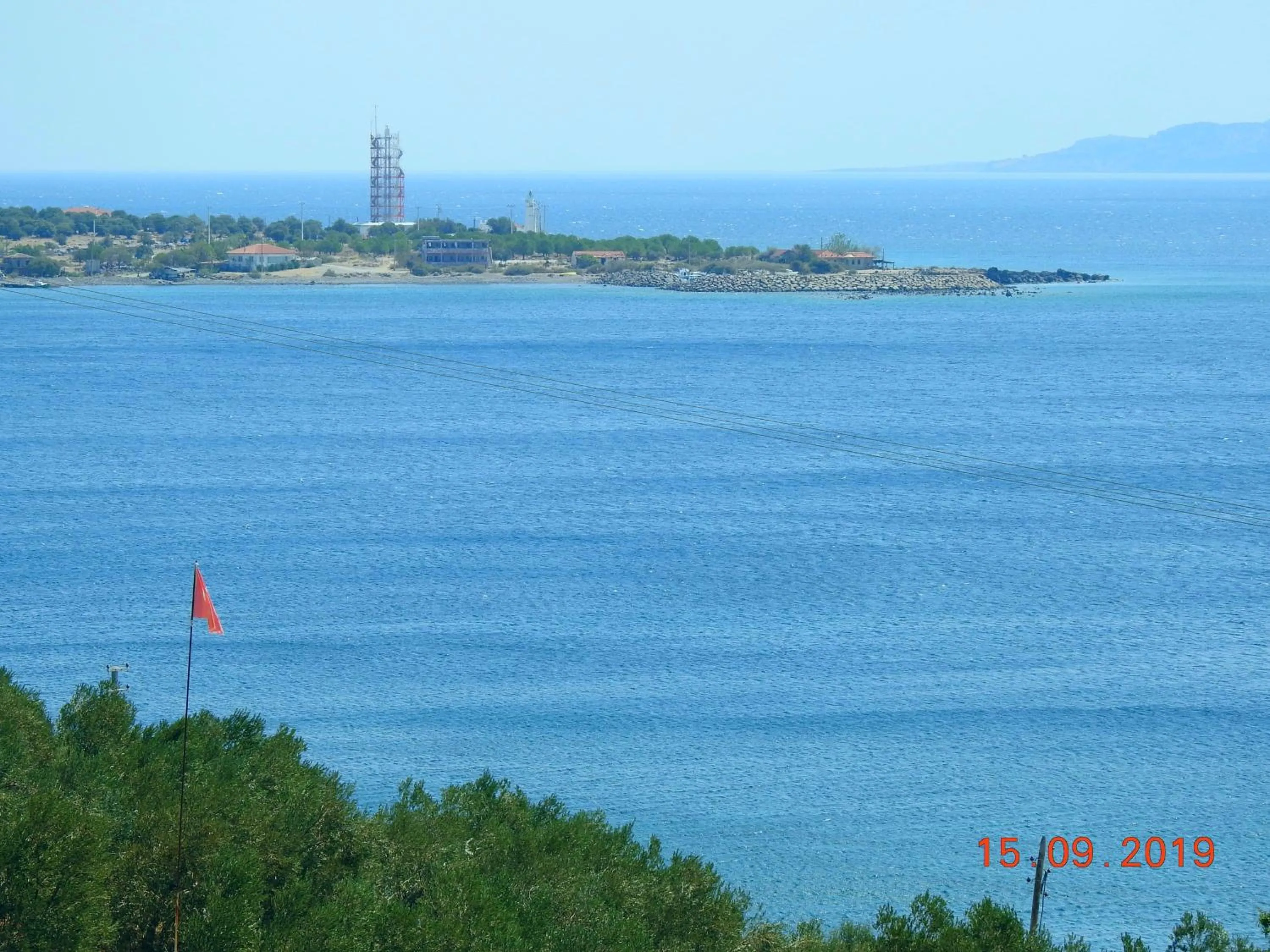Sea view in Assos Nazan Motel Restoran Beach