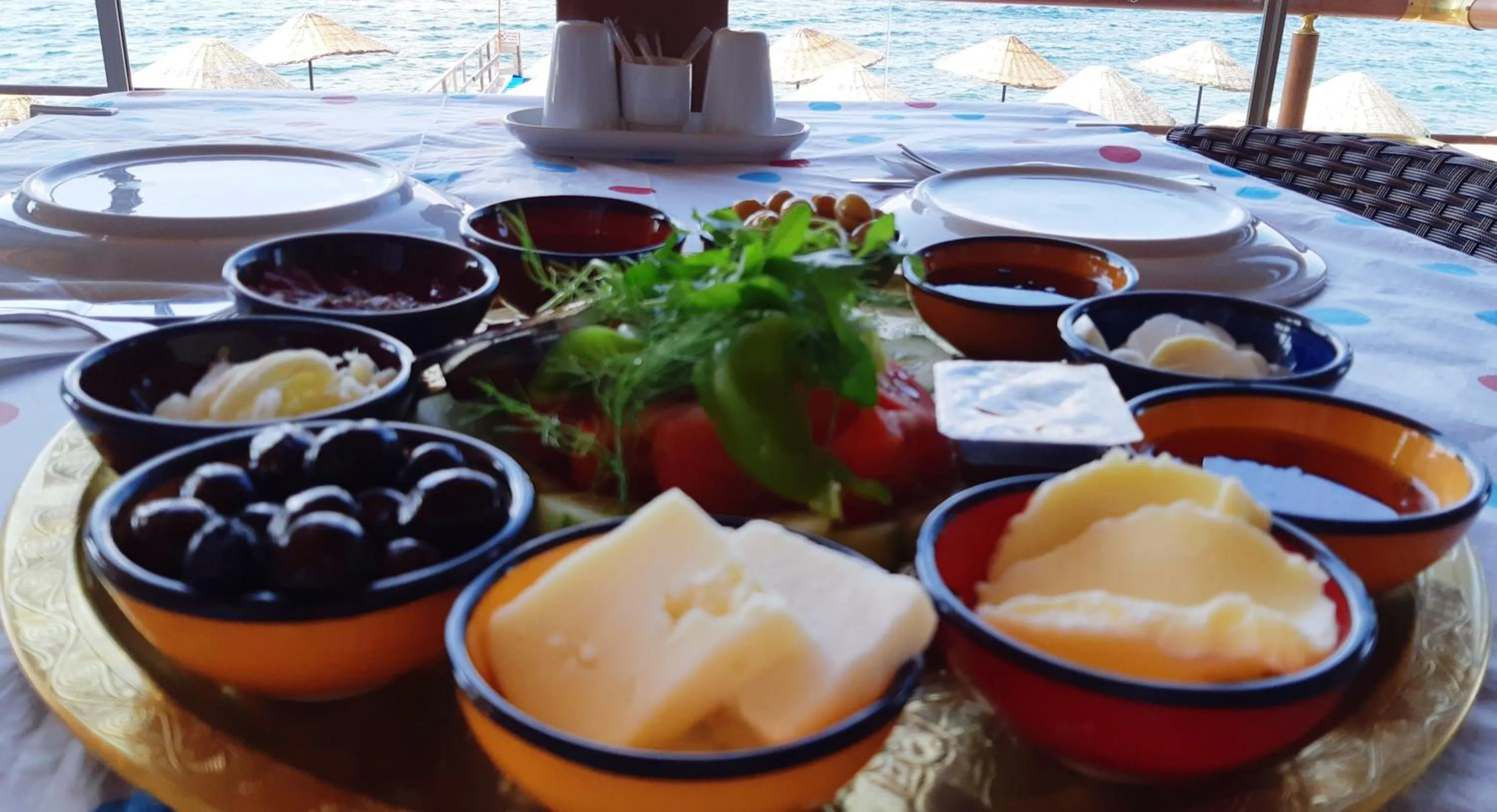 Breakfast in Assos Nazan Motel Restoran Beach