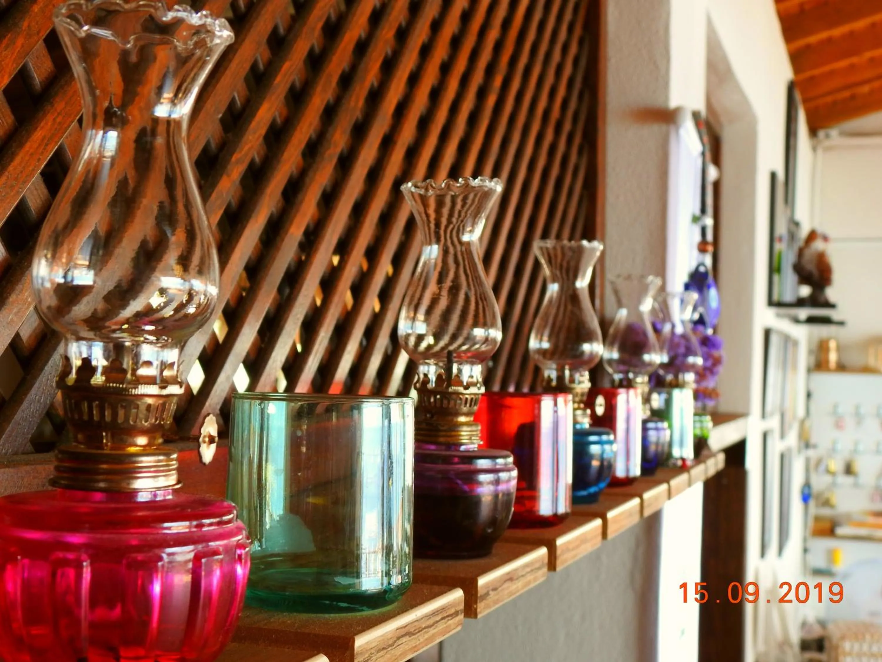 Decorative detail in Assos Nazan Motel Restoran Beach