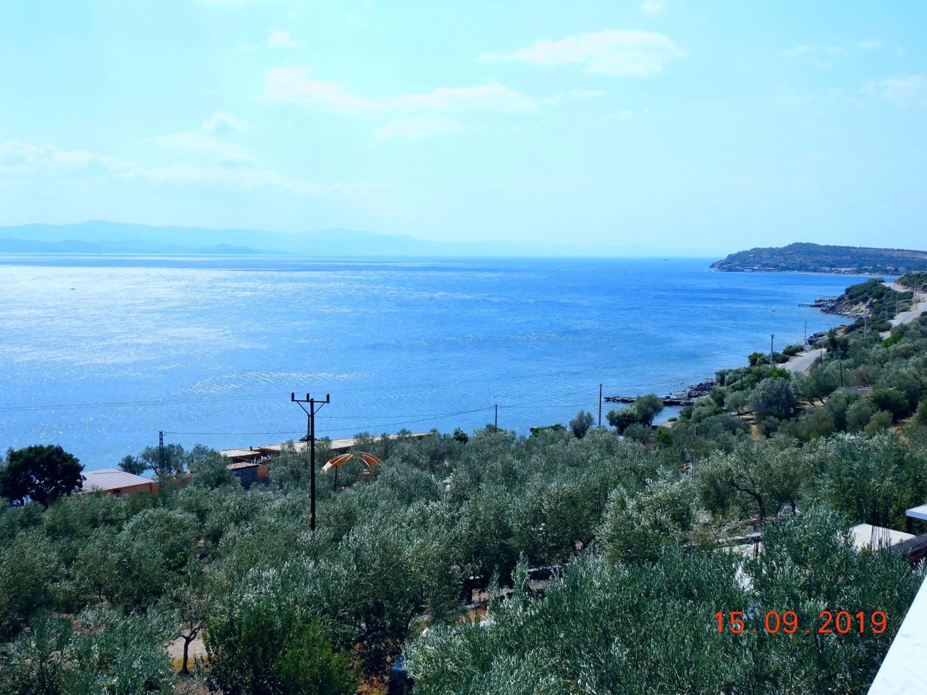 Sea view in Assos Nazan Motel Restoran Beach