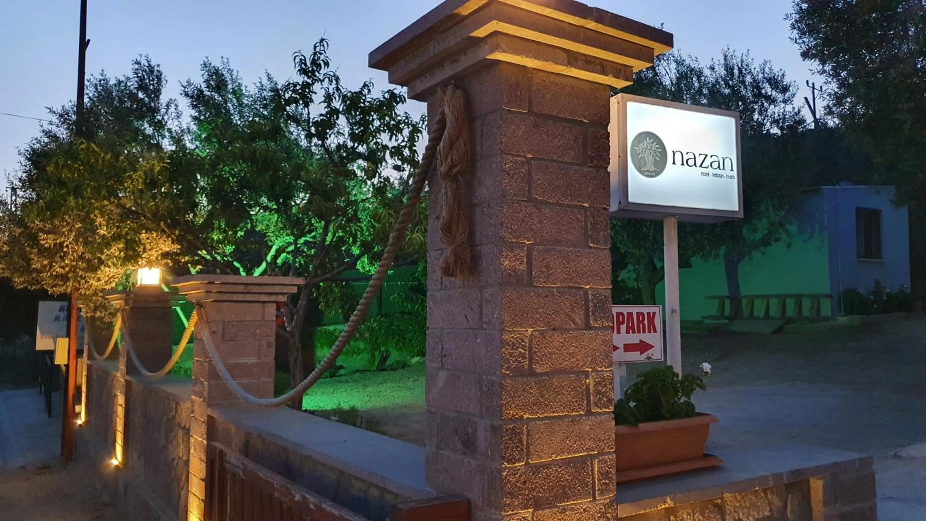 Property logo or sign in Assos Nazan Motel Restoran Beach