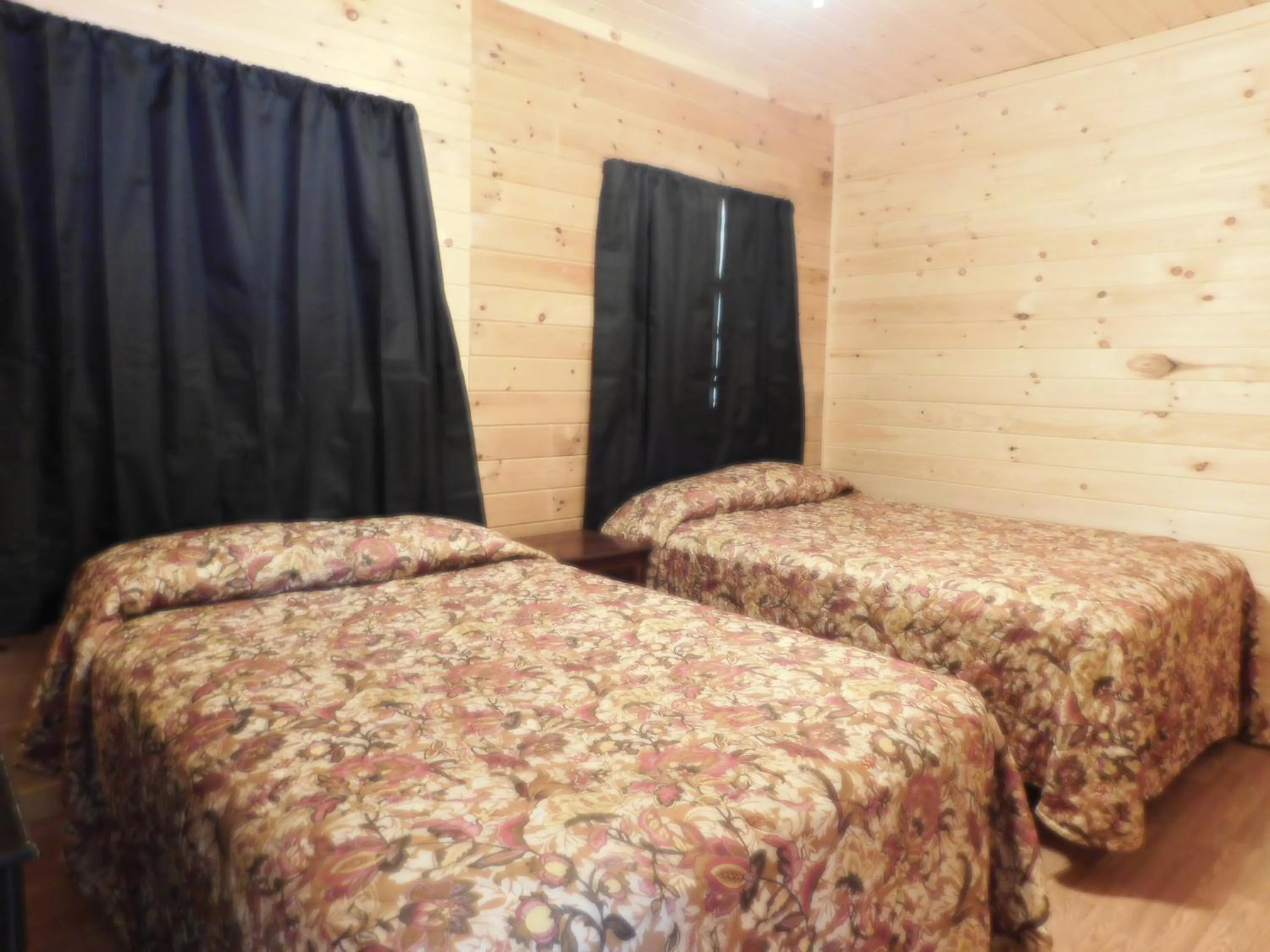 Bed in Olympian Resort Motel