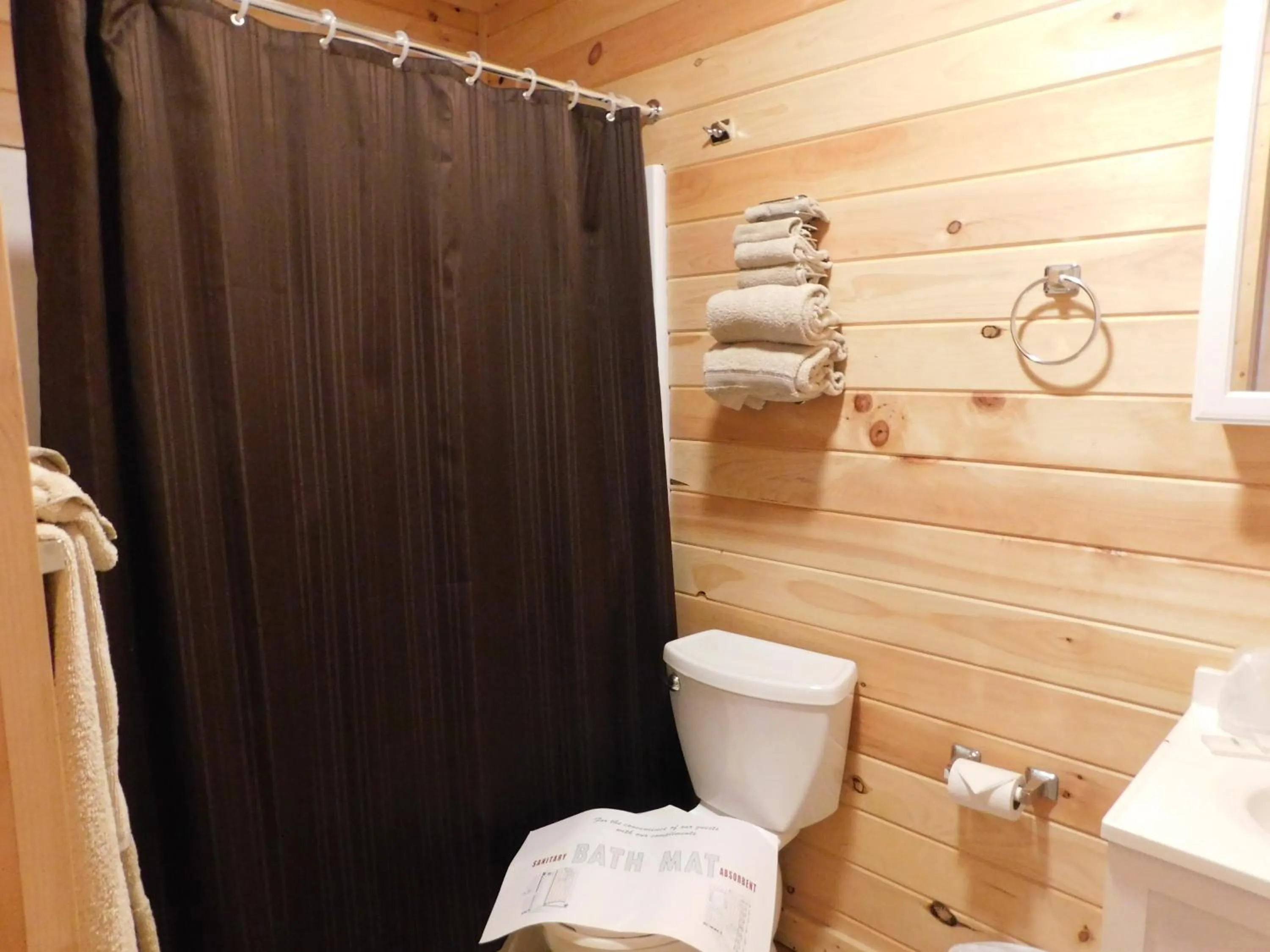 Shower in Olympian Resort Motel