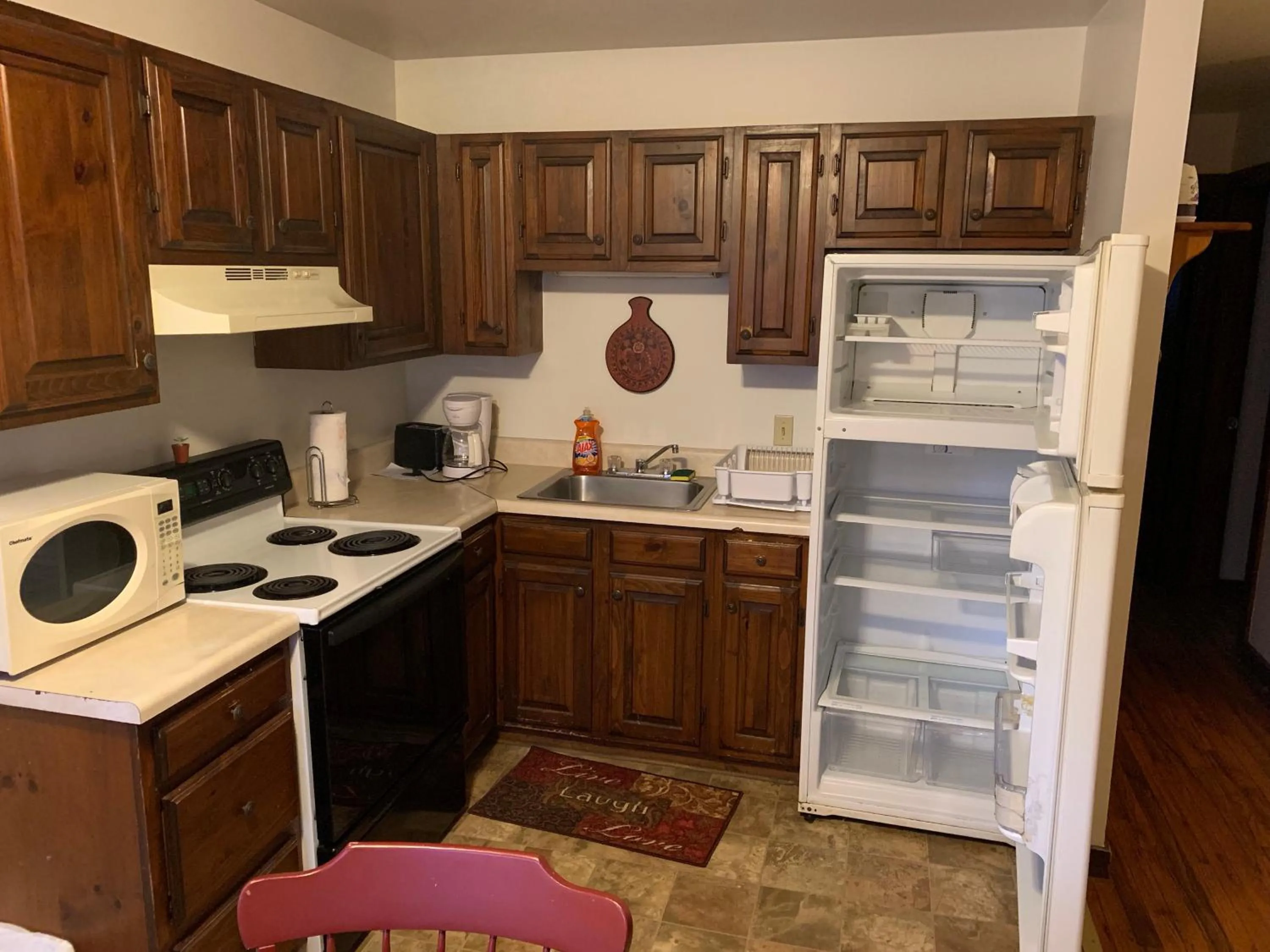 Kitchen or kitchenette in Echo Valley Cottages